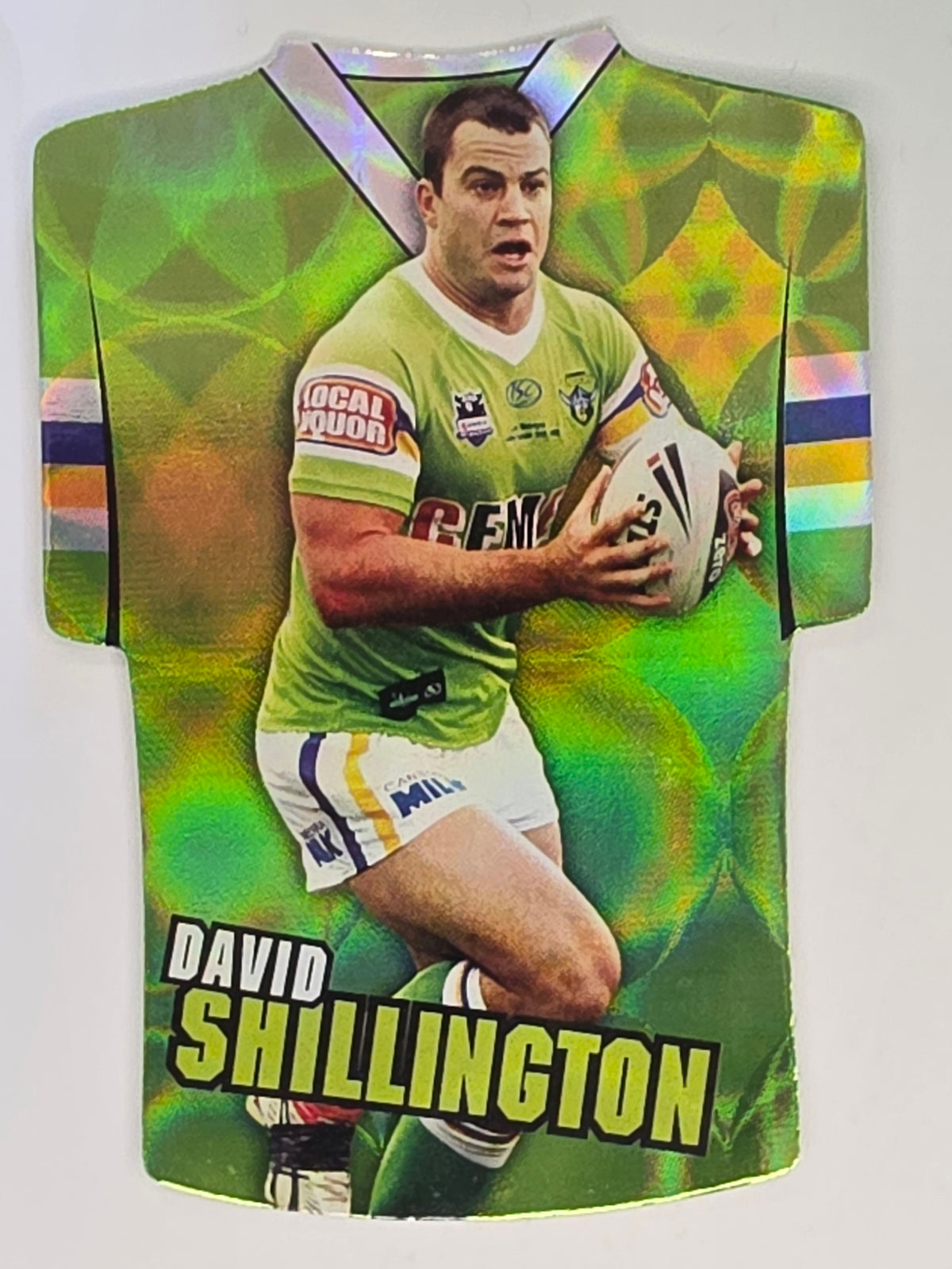 NRL 2009 Classic | Holofoil Jersey Cards #JDC15 | David Shillington | Canberra Raiders