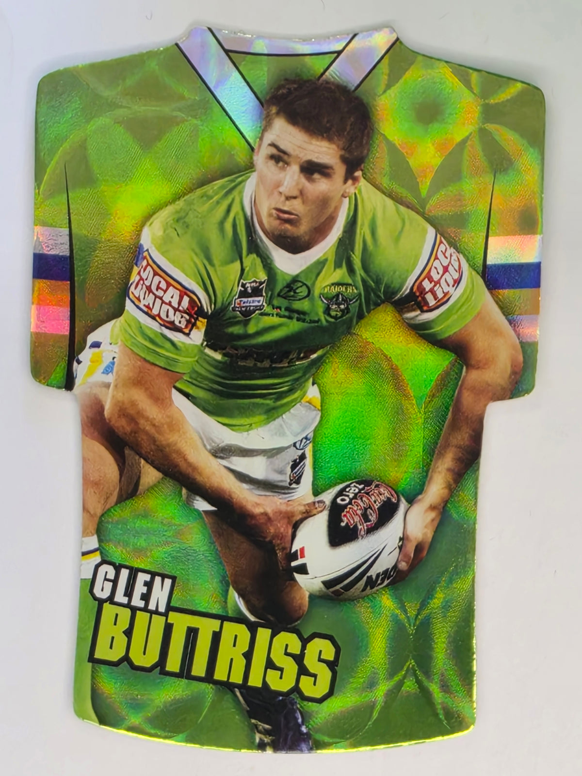 NRL 2009 Classic | Holofoil Jersey Cards #JDC18 | Glen Buttriss | Canberra Raiders