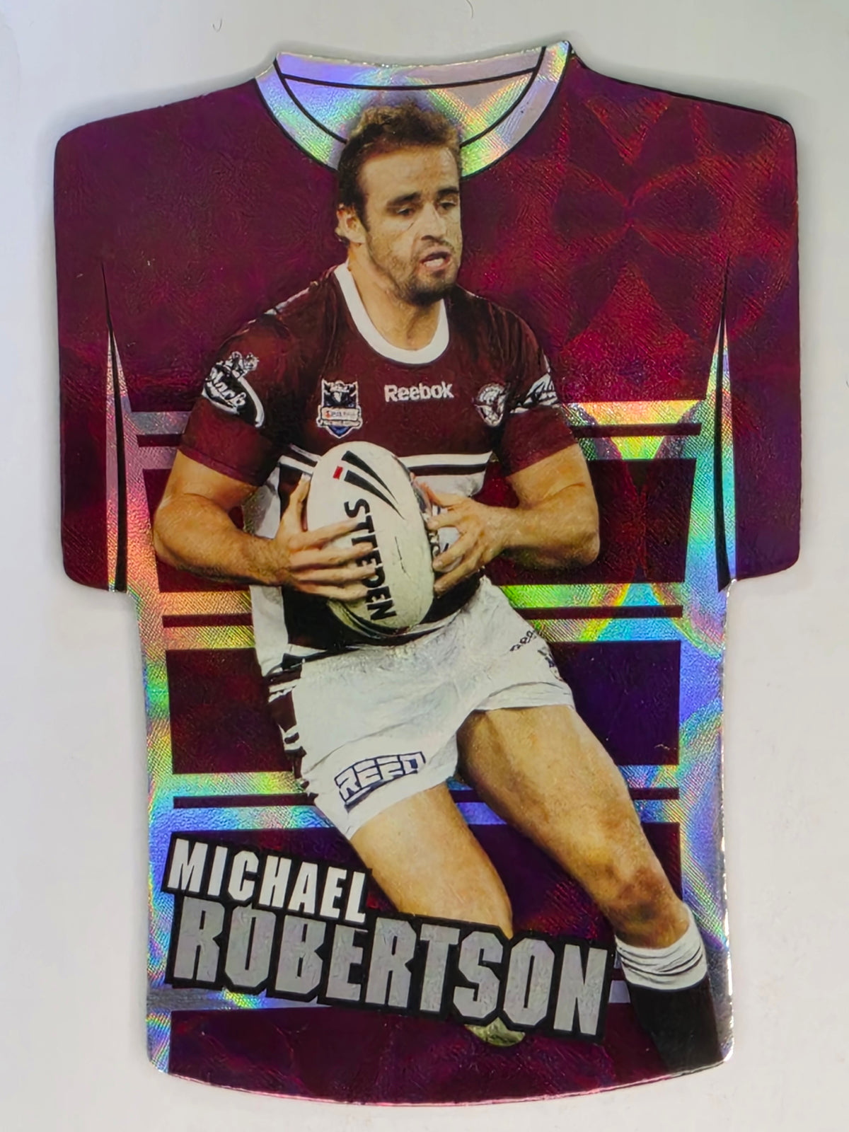 NRL 2009 Classic | Holofoil Jersey Cards #JDC31 | Michael Robertson | Manly Warringah Sea Eagles