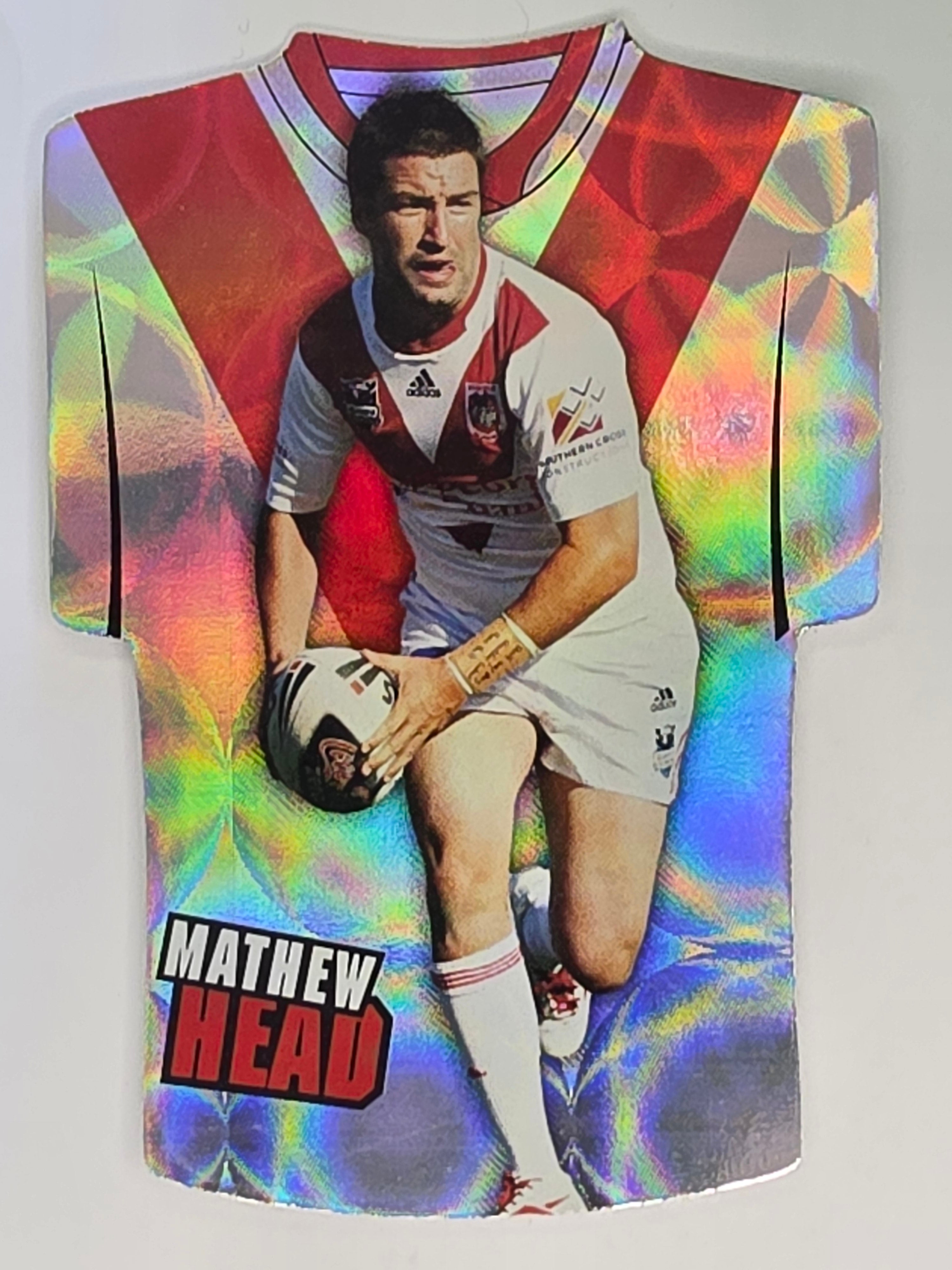NRL 2009 Classic | Holofoil Jersey Cards #JDC72 | Mathew Head | St George Illawarra Dragons
