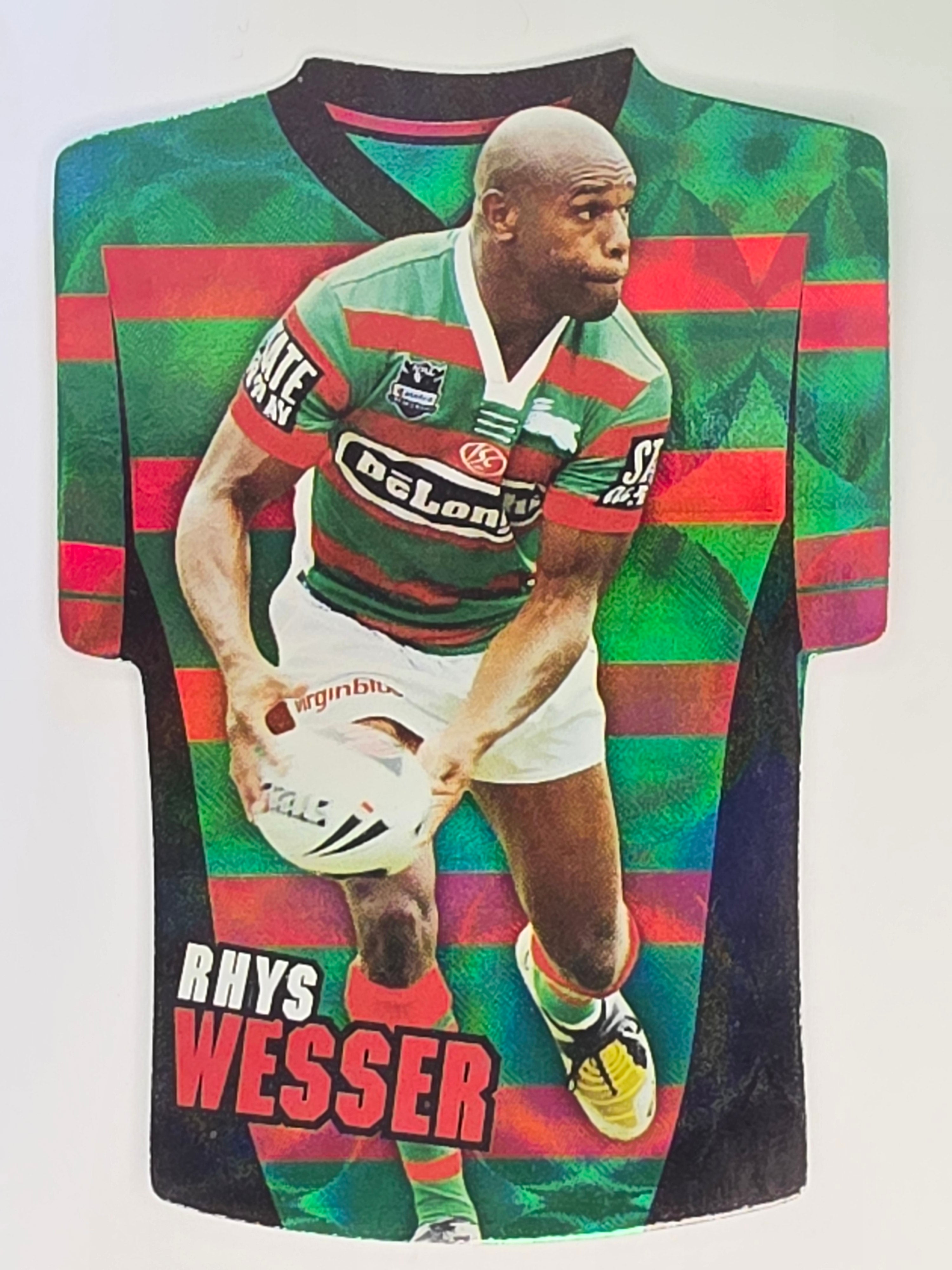 NRL 2009 Classic | Holofoil Jersey Cards #JDC77 | Rhys Wesser | South Sydney Rabbitohs