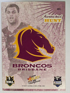 NRL 2008 Champions Holofoil Parallel #8 Karmichael Hunt Brisbane Broncos