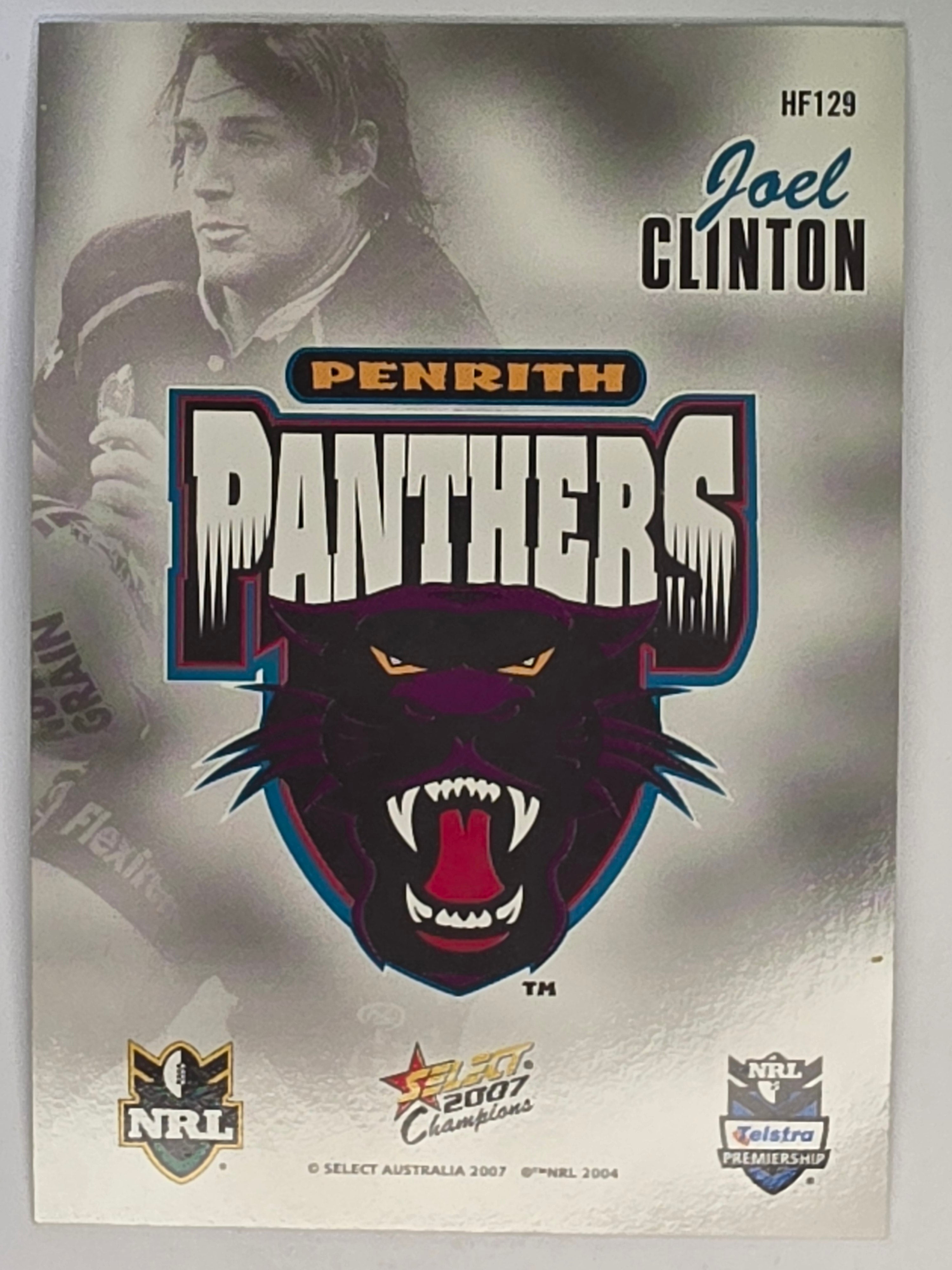 NRL 2007 Champions Holofoil Parallel #130 Joel Clinton Penrith Panthers