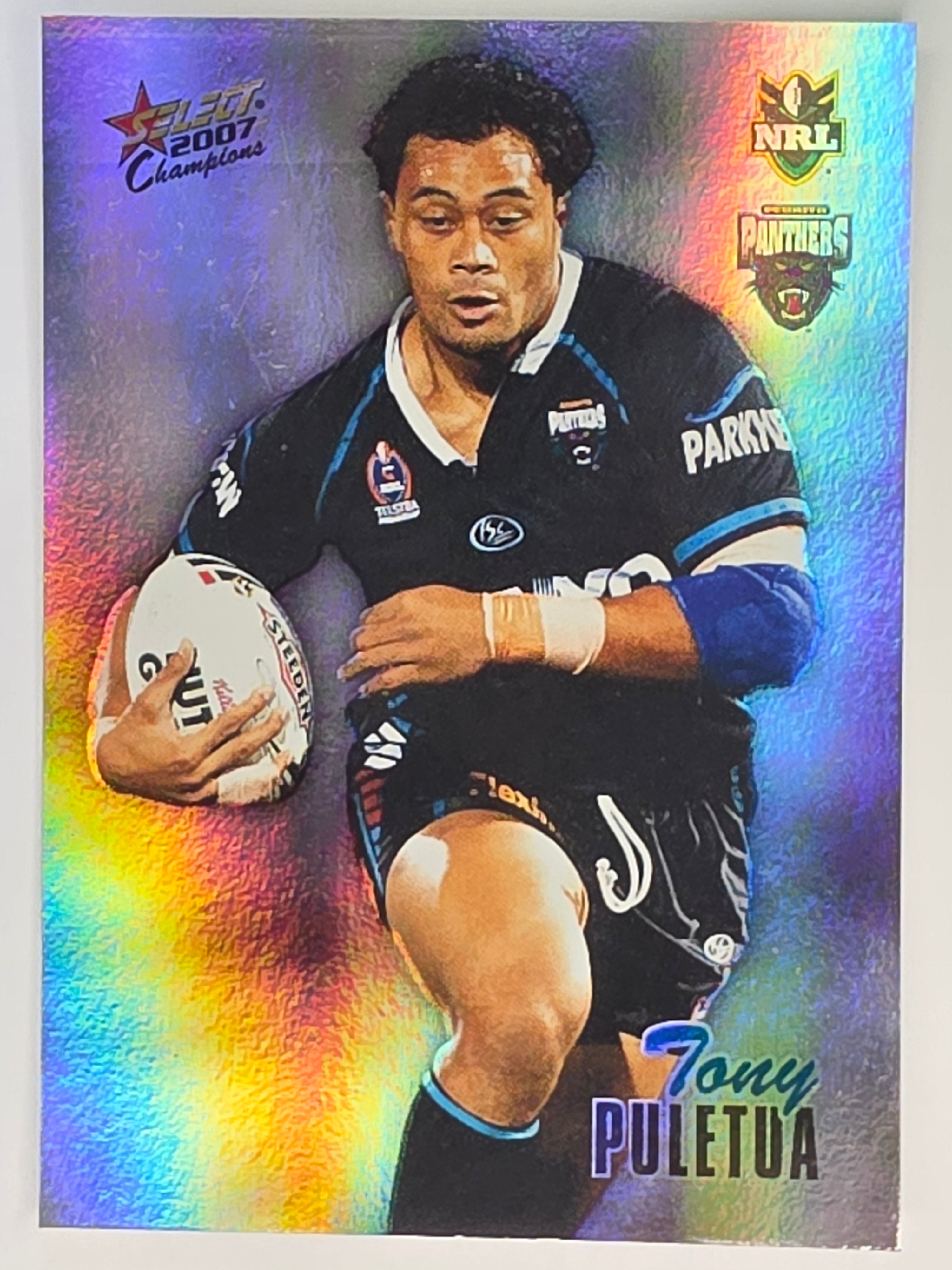 NRL 2007 Champions Holofoil Parallel #133 Tony Puletua Penrith Panthers