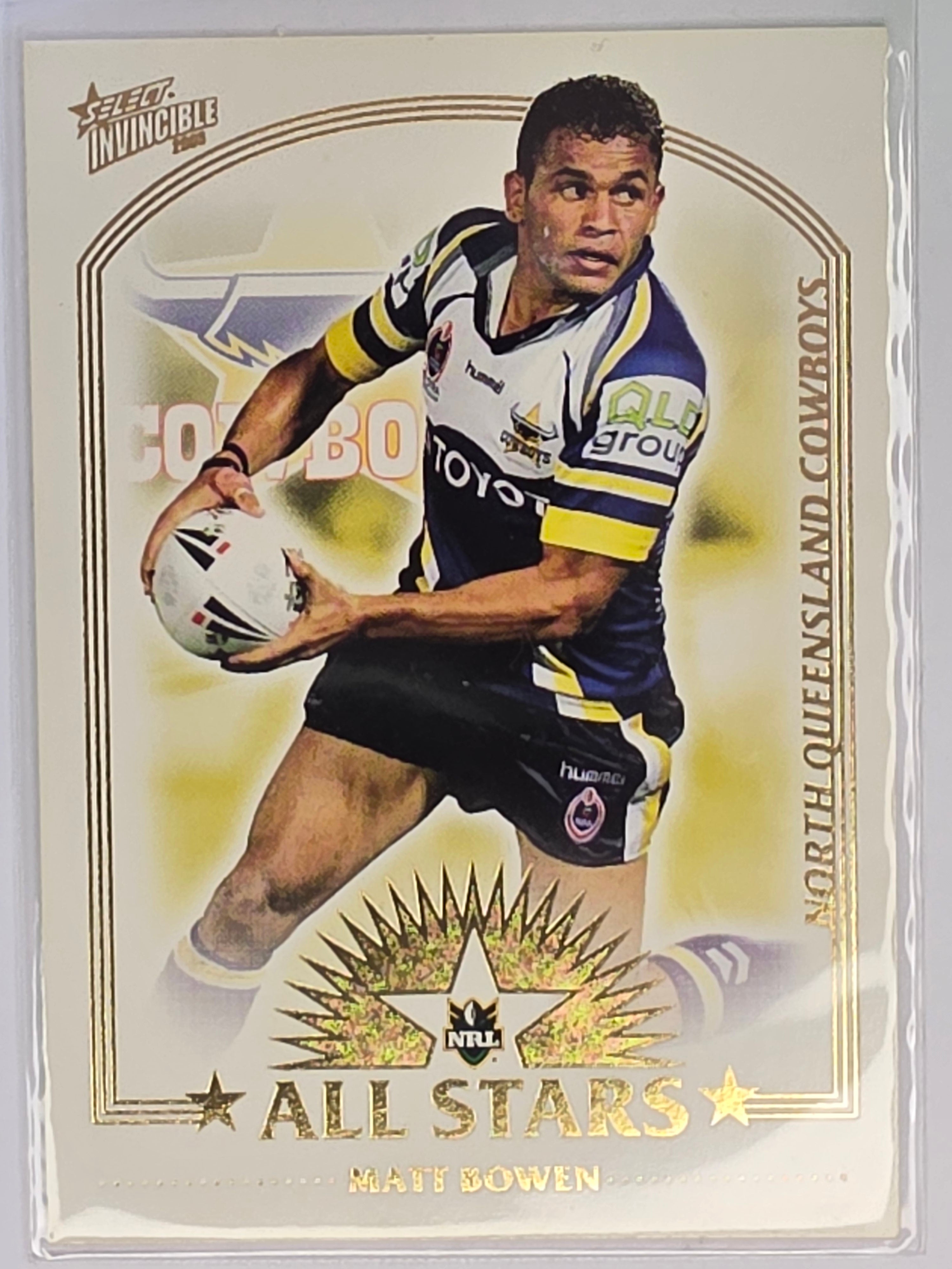 NRL 2006 Invincible All Stars #AS8 Matt Bowen North Queensland Cowboys