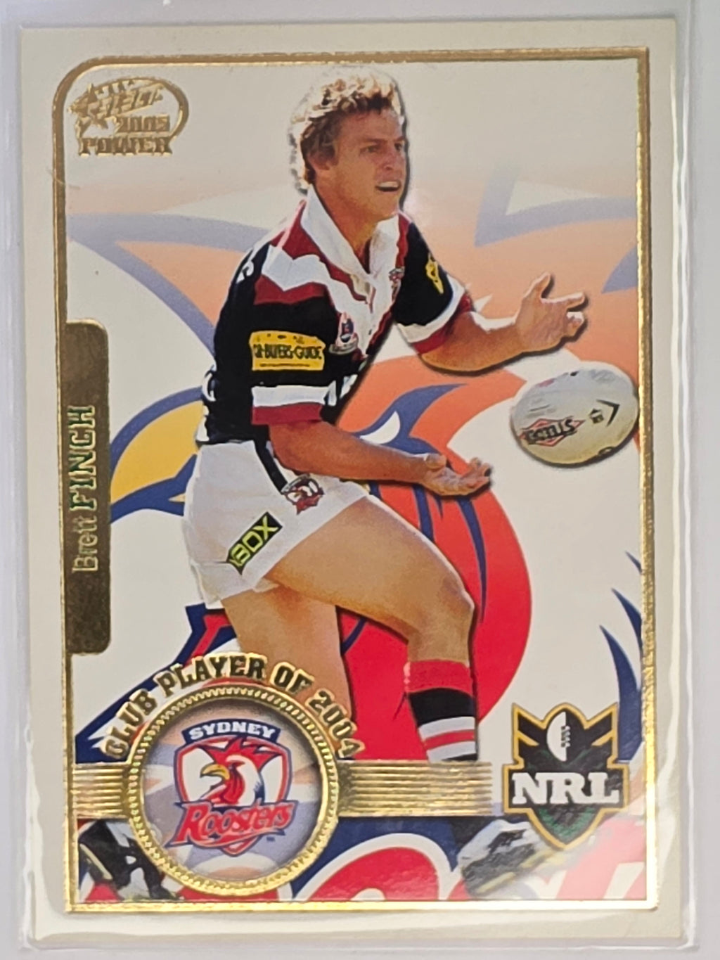 NRL 2005 Power Club Player of the Year #CP13 Brett Finch Sydney Roosters