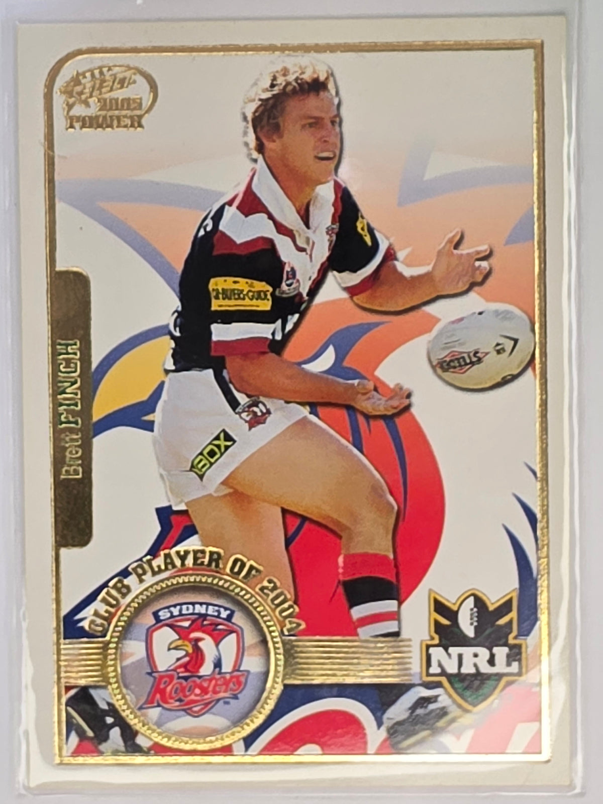 NRL 2005 Power Club Player of the Year #CP13 Brett Finch Sydney Roosters