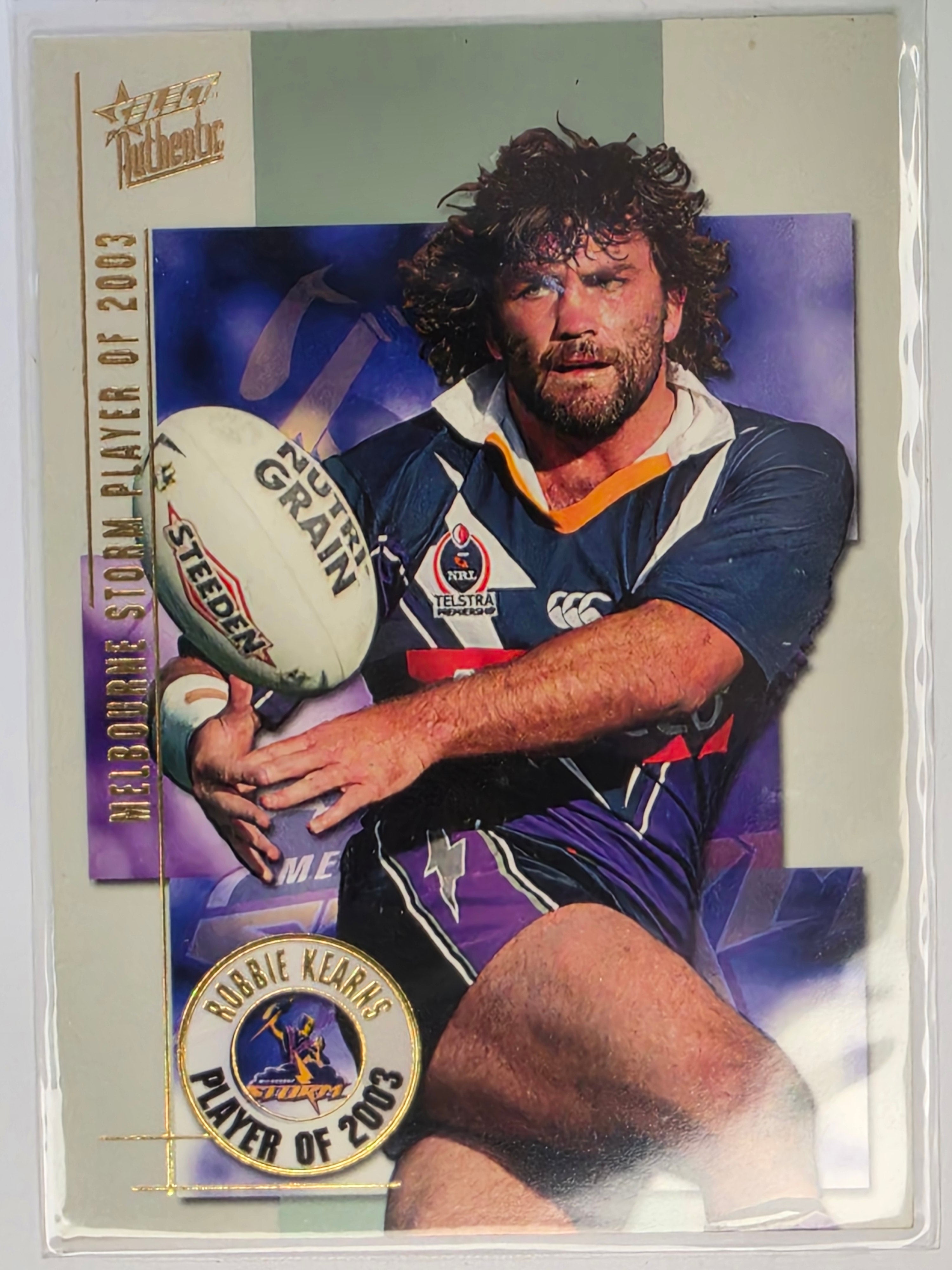 NRL 2004 Authentic Club Player of the Year #CP4 Robbie Kearns Melbourne Storm
