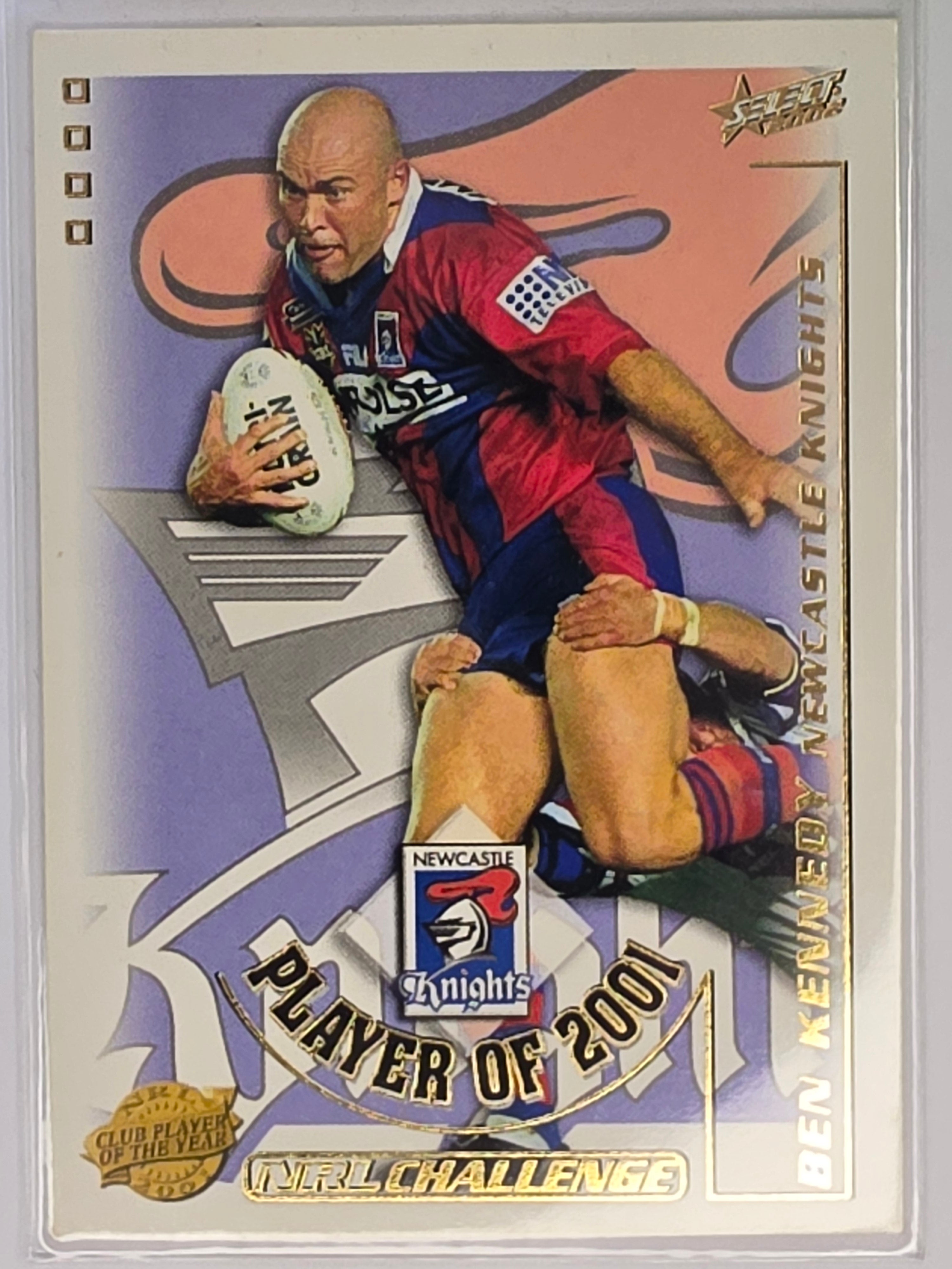 NRL 2002 Challenge Club Player of the Year #CP5 Ben Kennedy Newcastle Knights