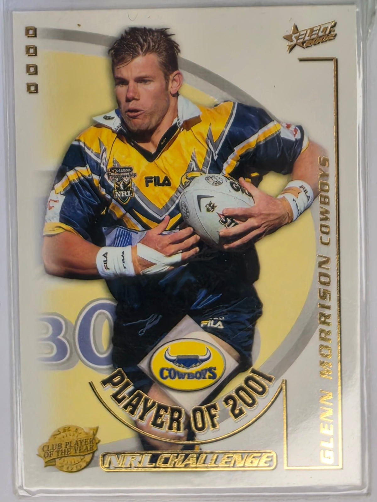 NRL 2002 Challenge Club Player of the Year #CP7 Glenn Morrison North Queensland Cowboys