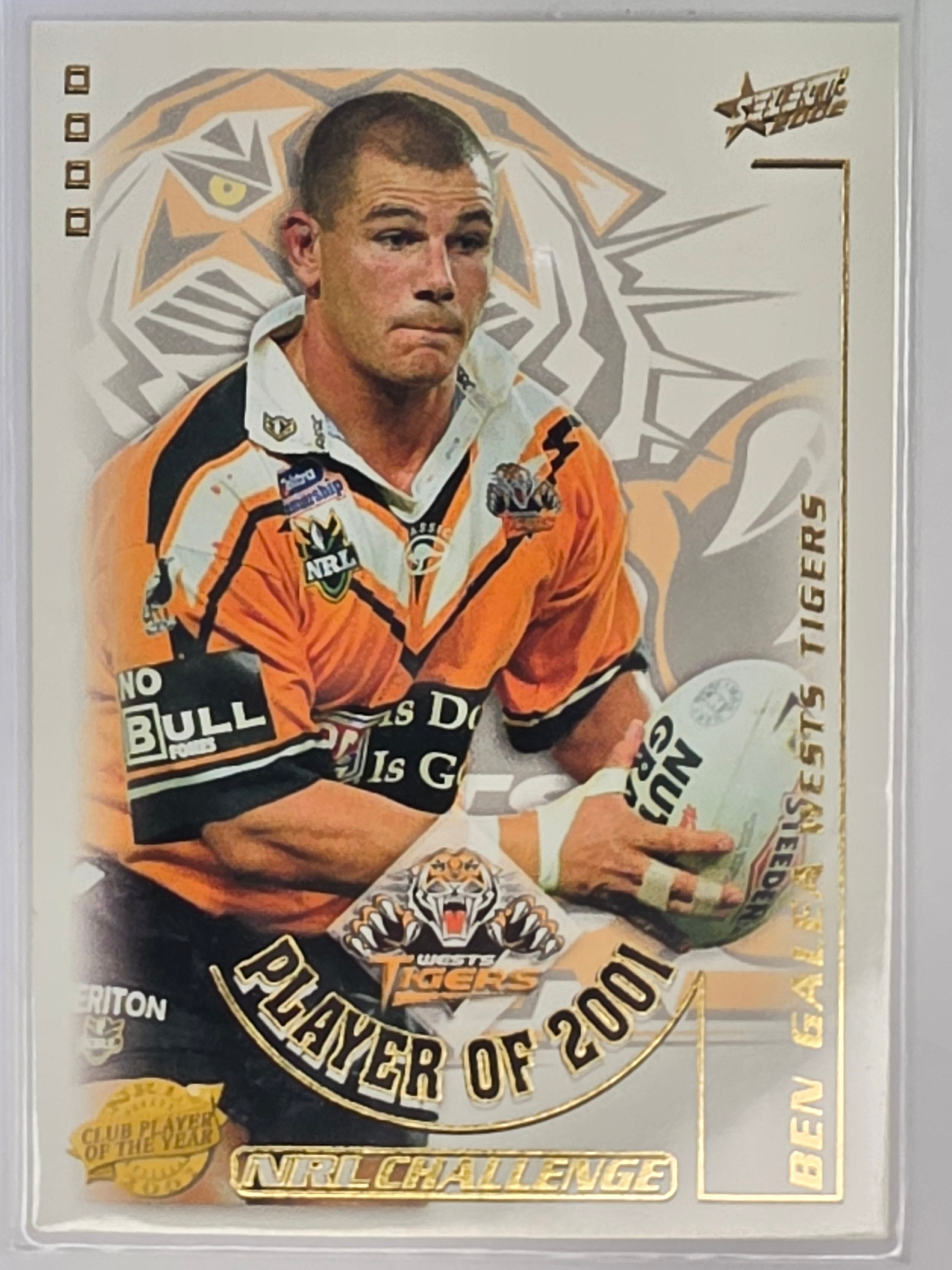 NRL 2002 Challenge Club Player of the Year #CP14 Ben Galea Wests Tigers