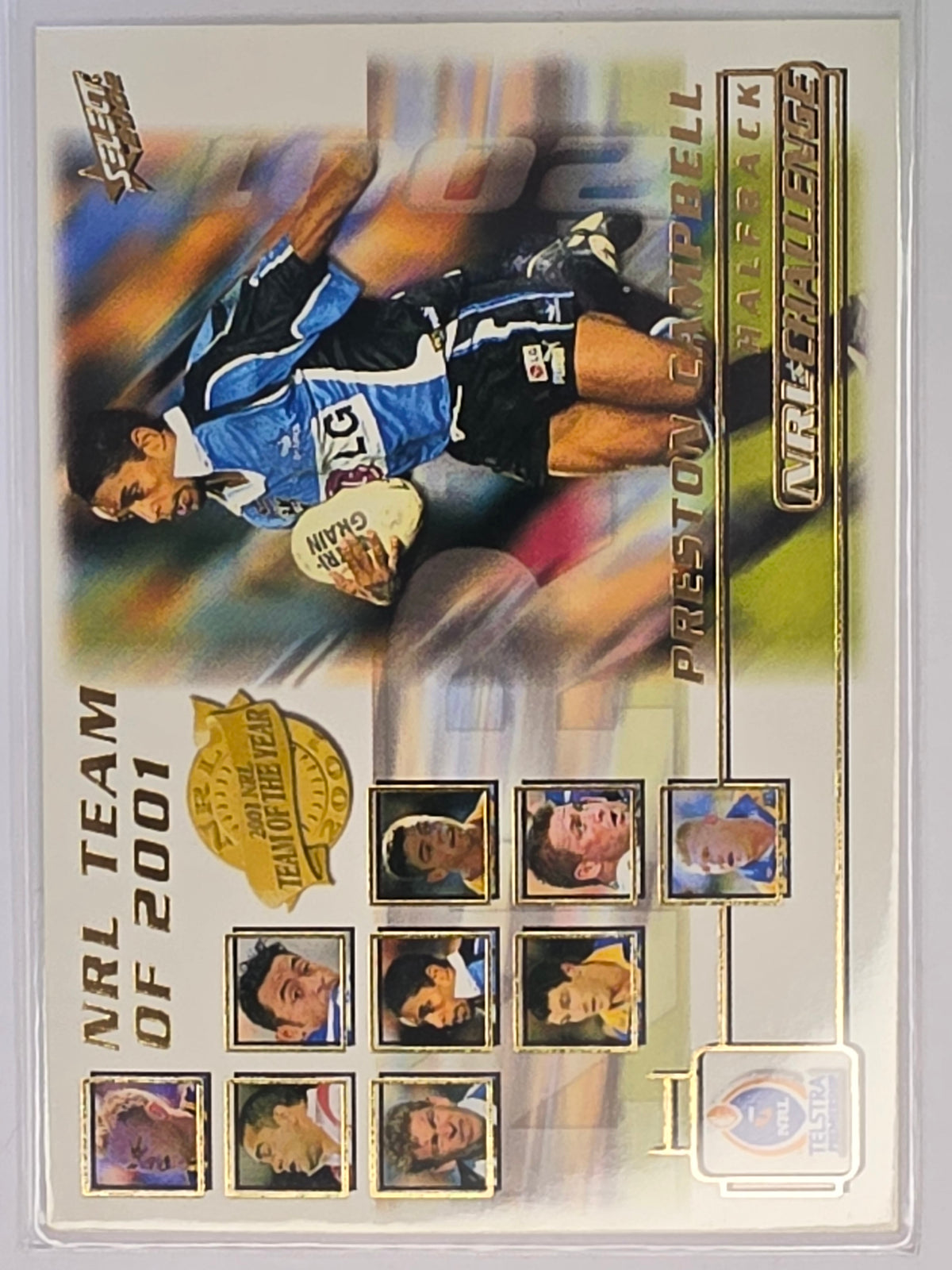 NRL 2002 Challenge Team of the Year #TY5 Preston Cambell Cronulla Sharks
