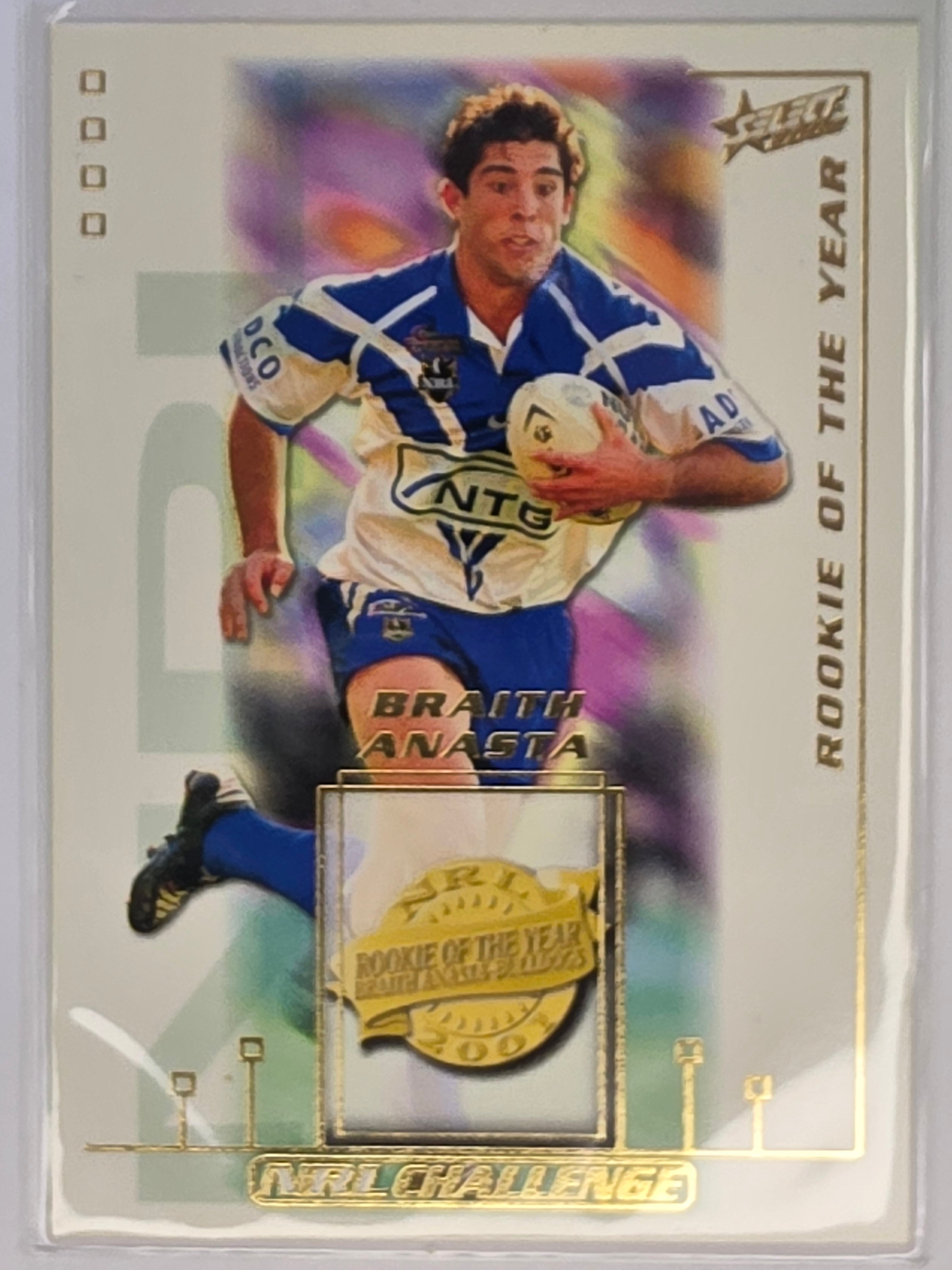 NRL 2002 Challenge Dally M Award Winner #DM3 Braith Anasta Canterbury Bulldogs