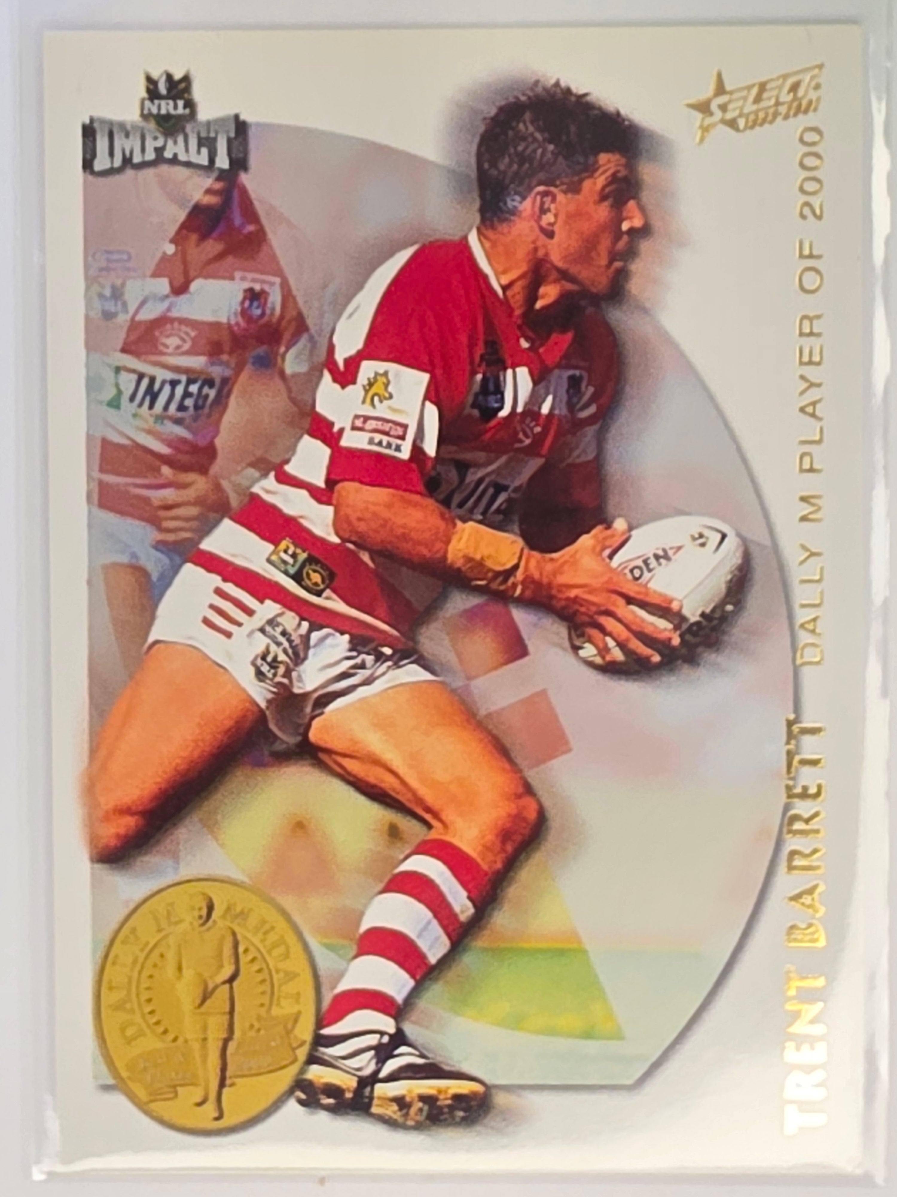 NRL 2001 Impact Accolades #A1 Trent Barrett St George Dragons