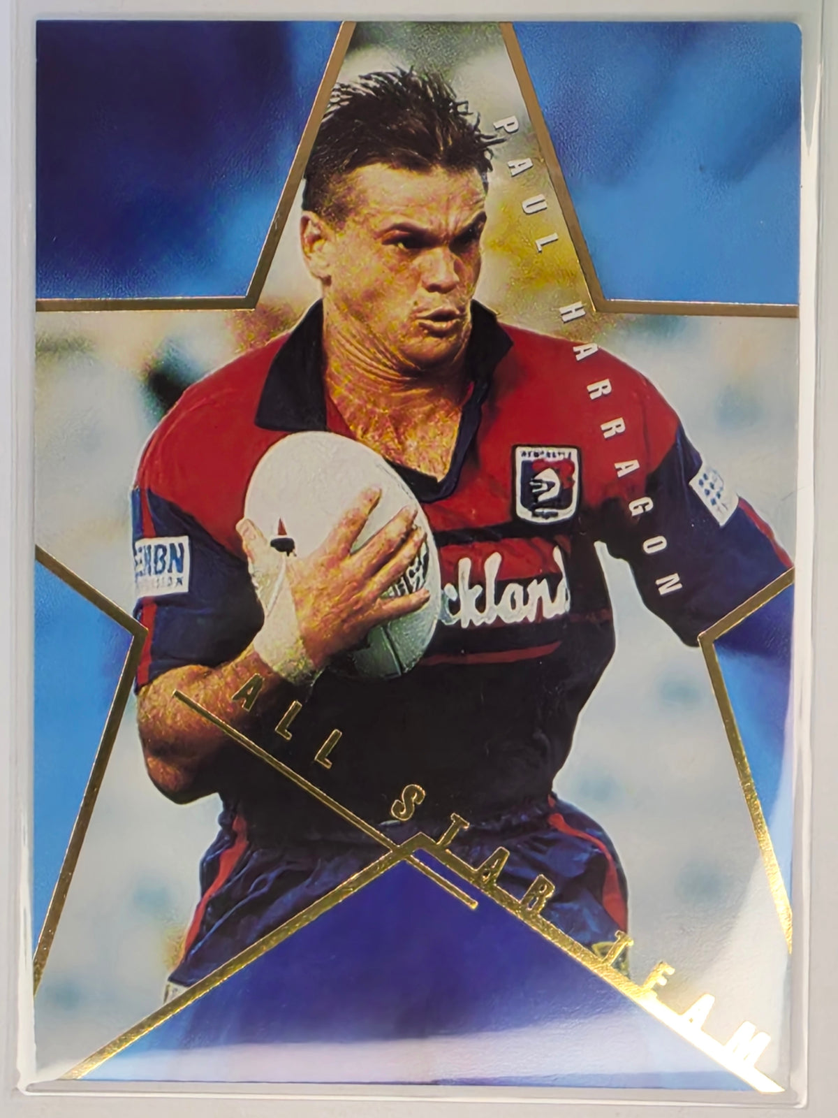 NRL 1996 Dynamic Series 1 All Star Team #AS3 Paul Harragon Newcastle Knights