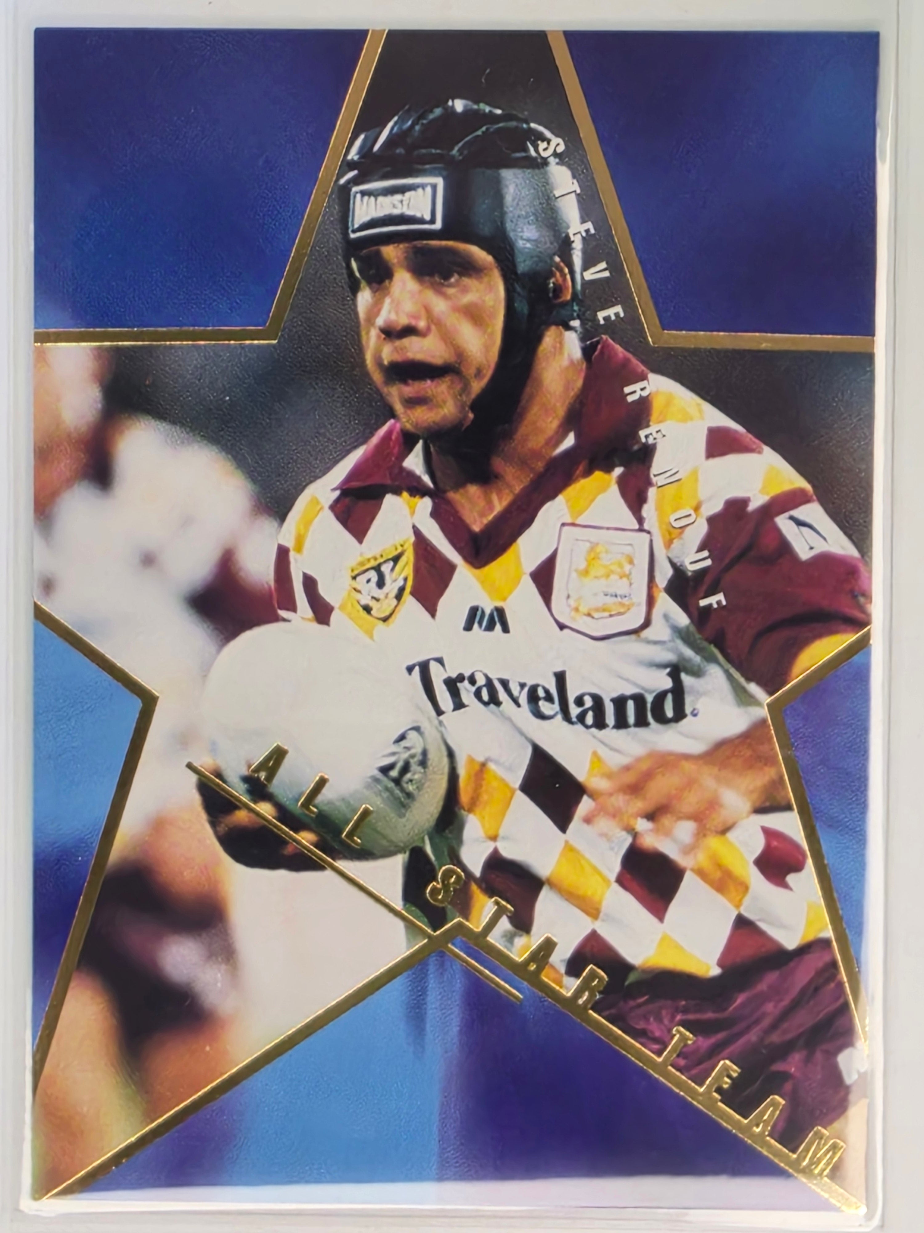 NRL 1996 Dynamic Series 1 All Star Team #AS12 Steve Renouf Brisbane Broncos