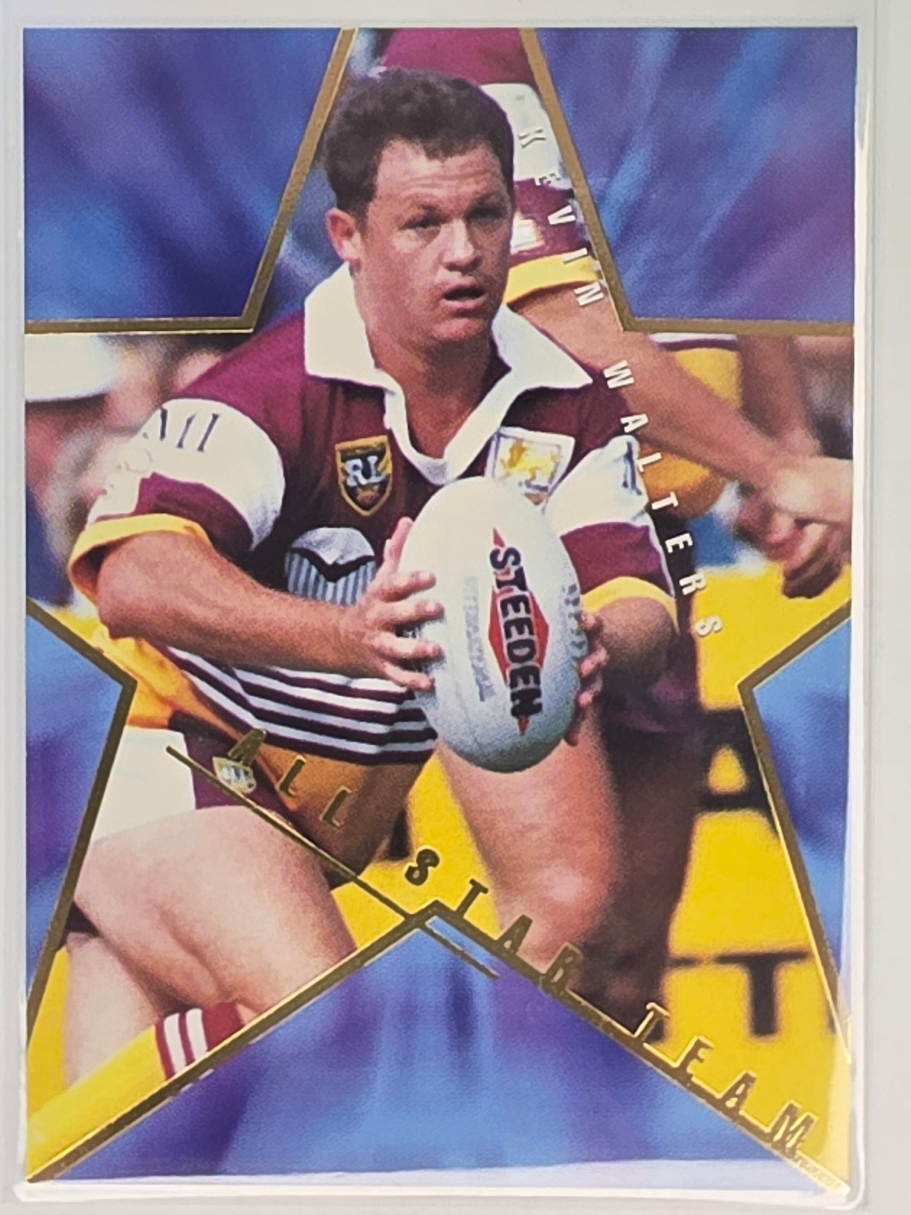 NRL 1996 Dynamic Series 1 All Star Team #AS13 Kevin Walters Brisbane Broncos