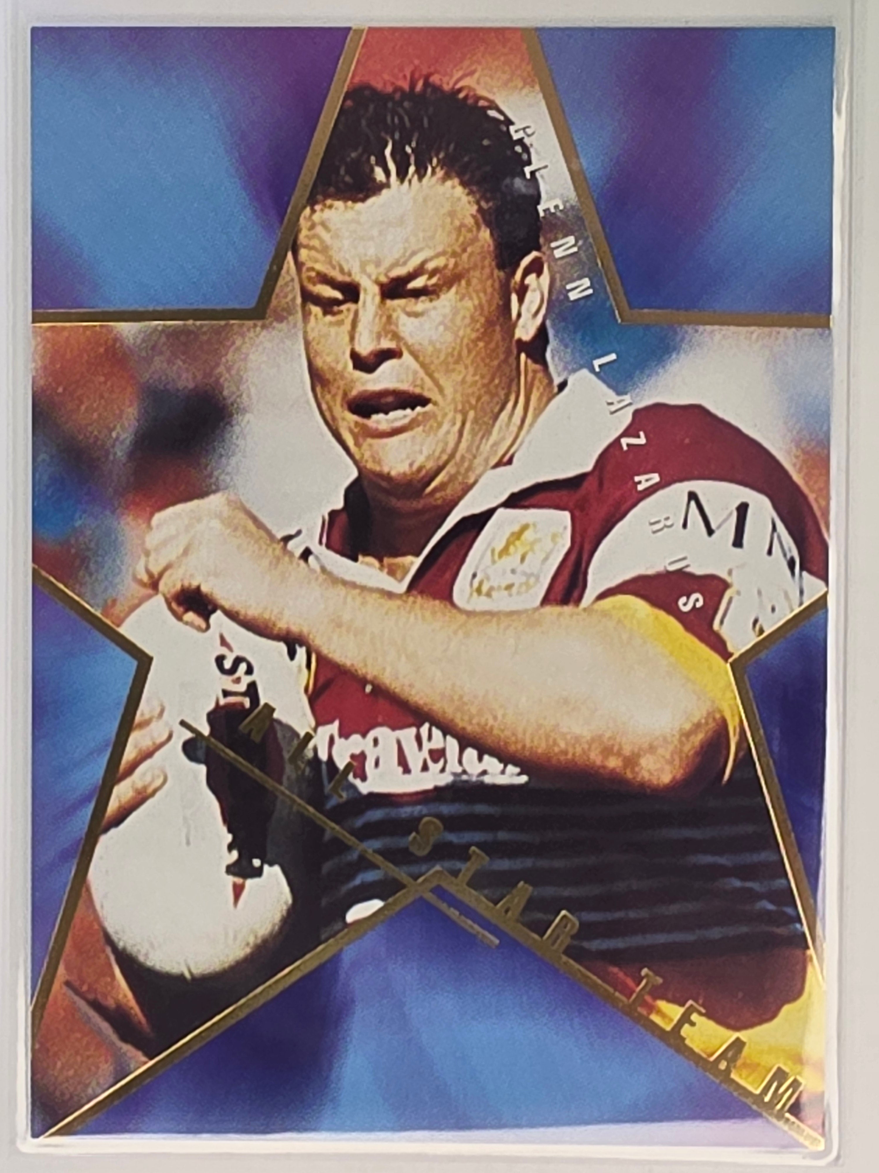 NRL 1996 Dynamic Series 1 All Star Team #AS15 Glenn Lazarus Brisbane Broncos