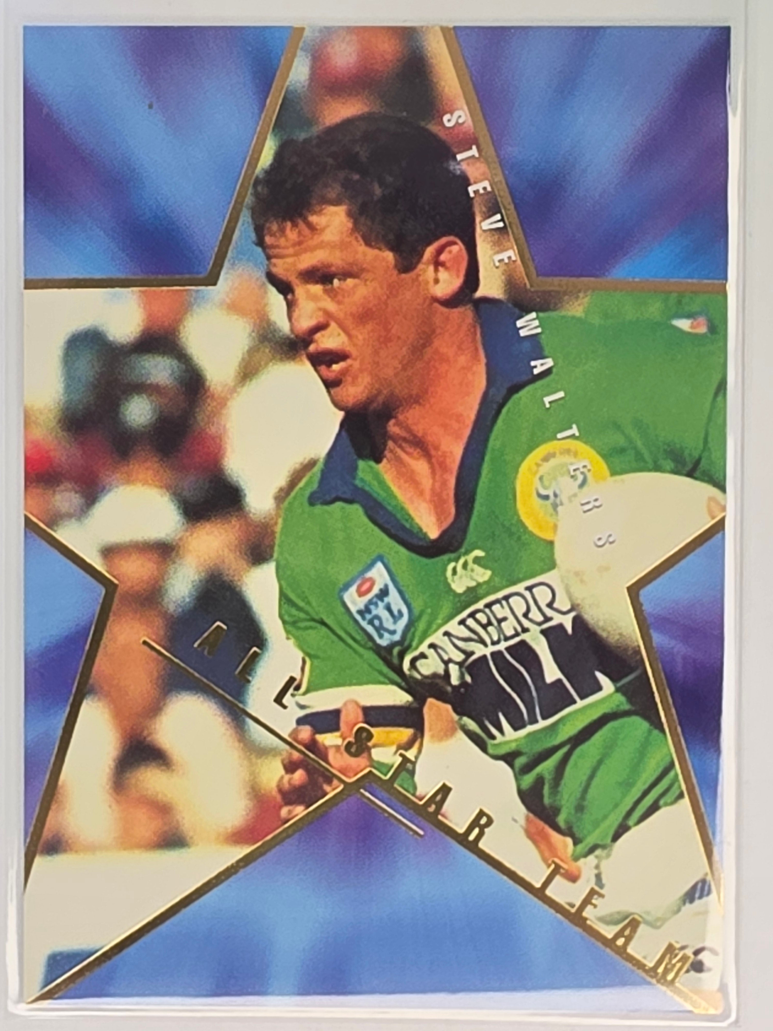 NRL 1996 Dynamic Series 1 All Star Team #AS16 Steve Walters Canberra Raiders