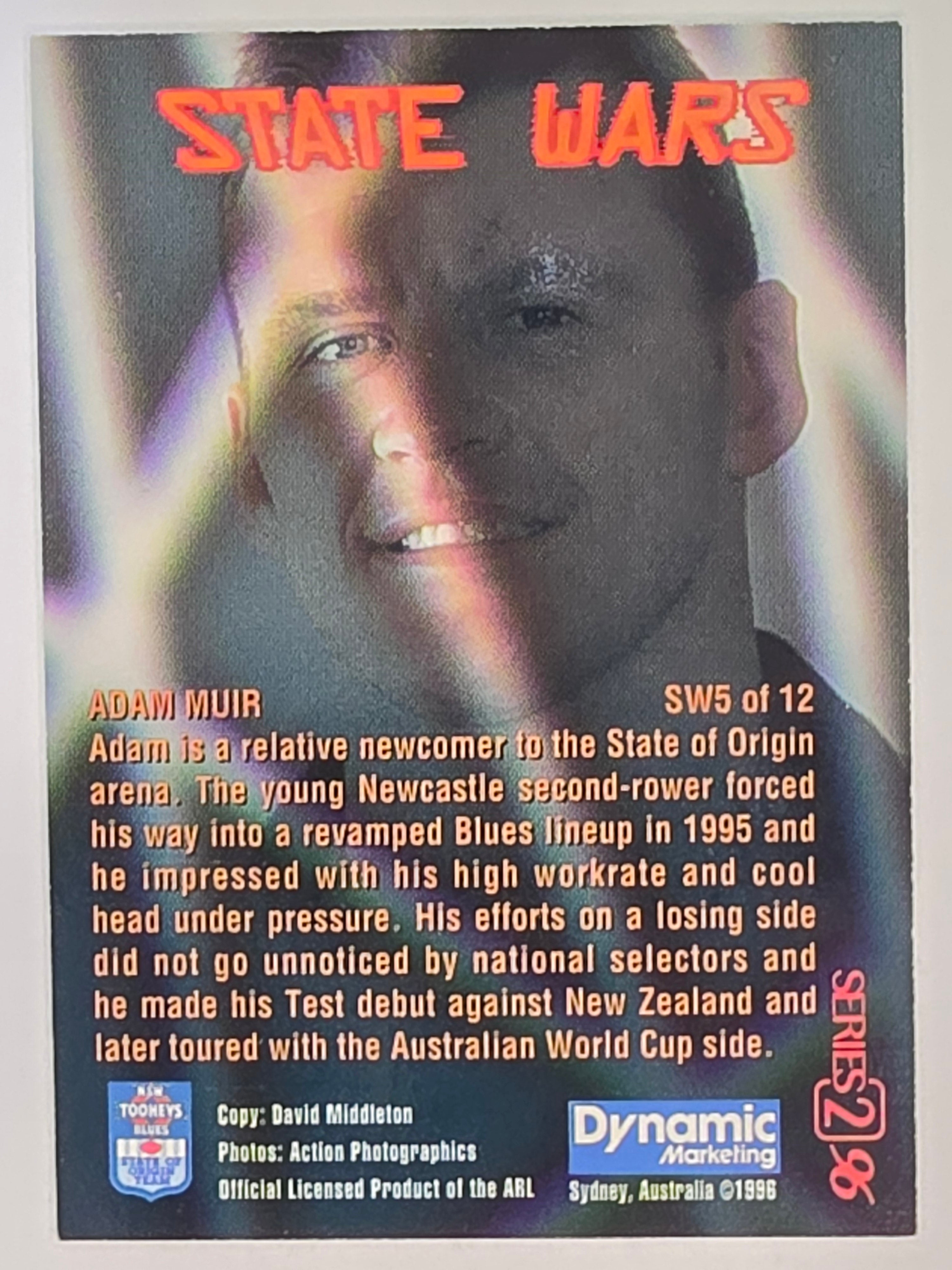NRL 1996 Dynamic Series 2 | State Wars #SW5 Adam Muir NSW Blues