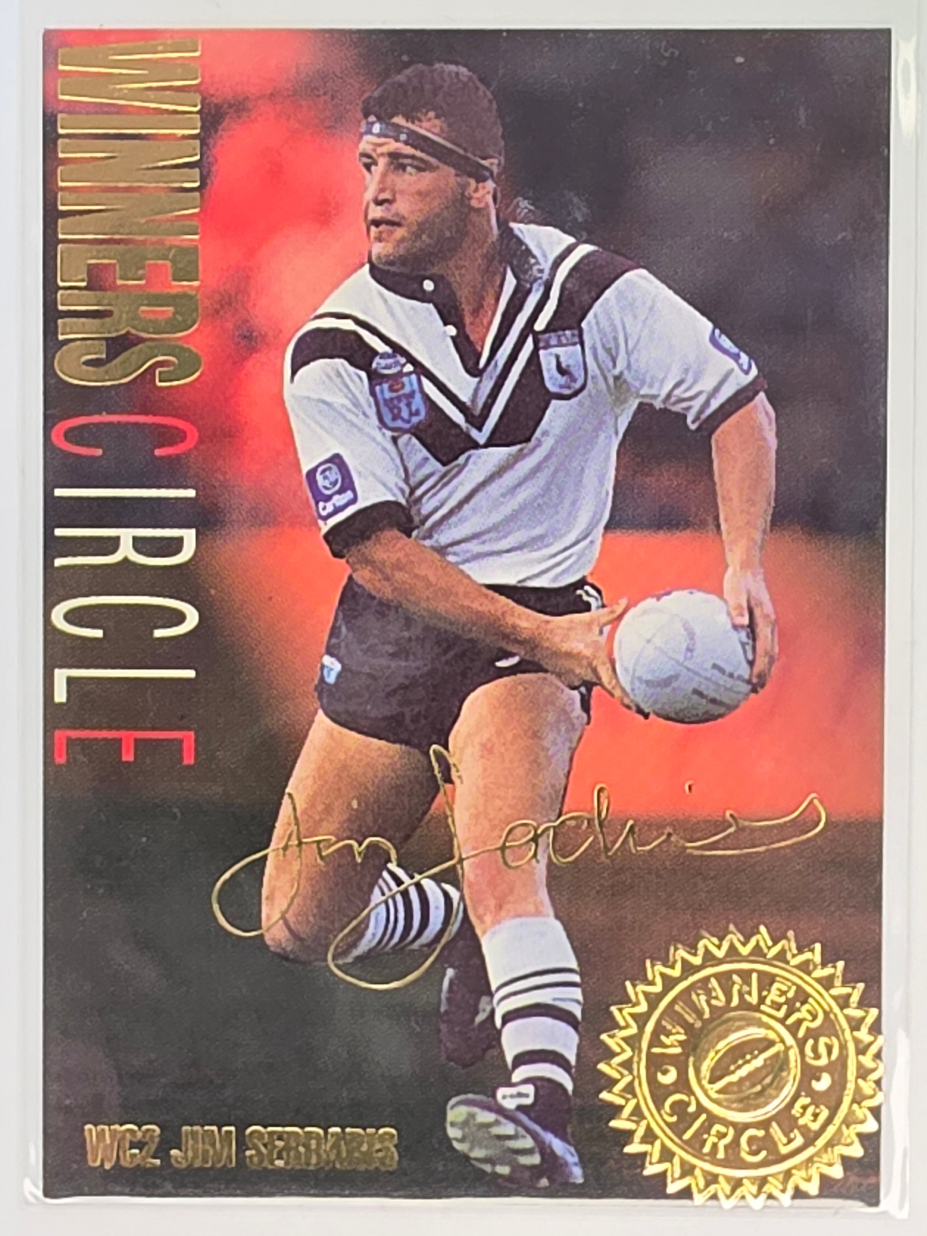 NRL 1995 Dynamic Series 1 Winners Circle #WC2 Jim Sedaris Western Suburbs Magpies
