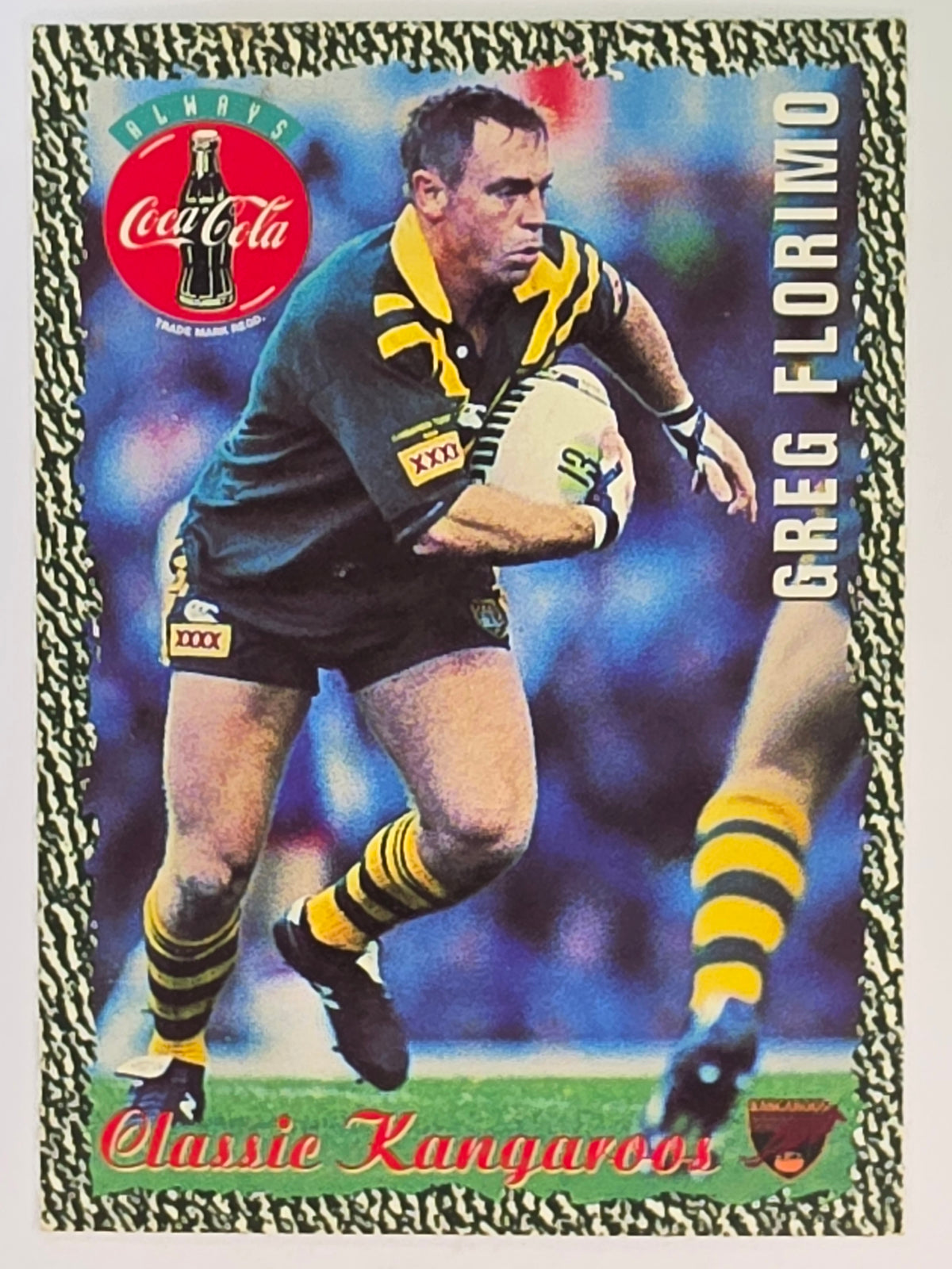 1995 Dynamic Coca Cola Classic Kangaroos #6 Greg Florimo Australian Kangaroos