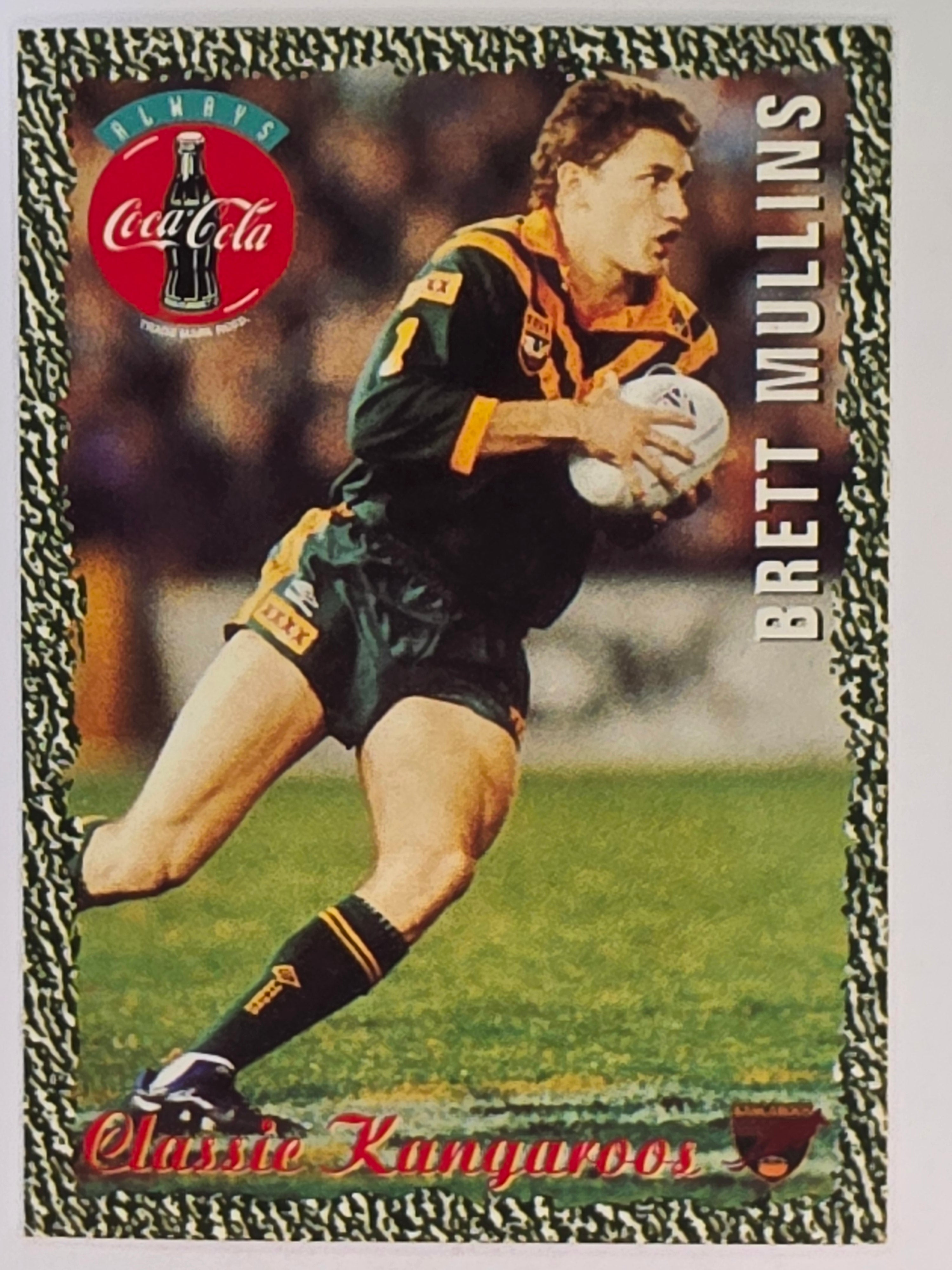 1995 Dynamic Coca Cola Classic Kangaroos #10 Brett Mullins Australian Kangaroos