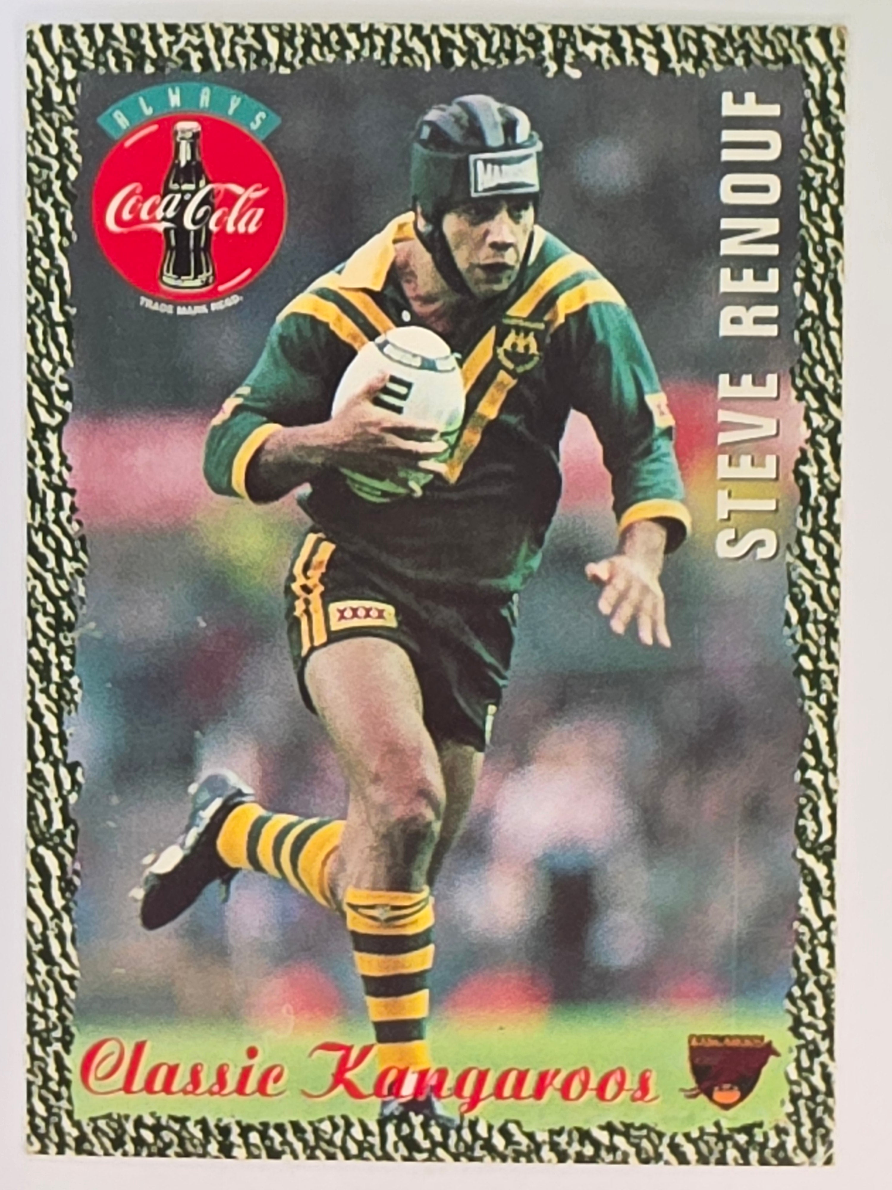 1995 Dynamic Coca Cola Classic Kangaroos #12 Steve Renouf Australian Kangaroos