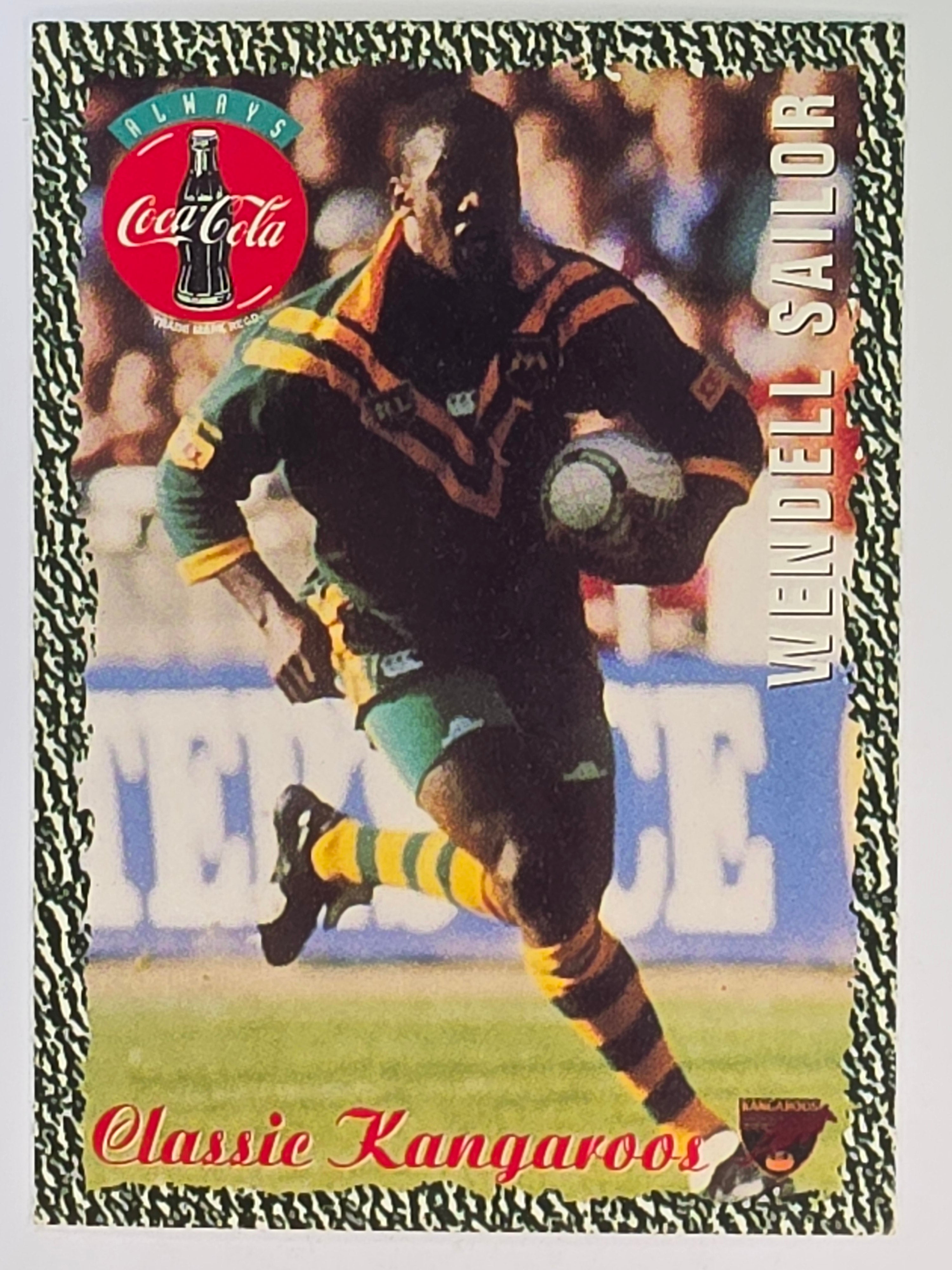 1995 Dynamic Coca Cola Classic Kangaroos #13 Wendell Sailor Australian Kangaroos