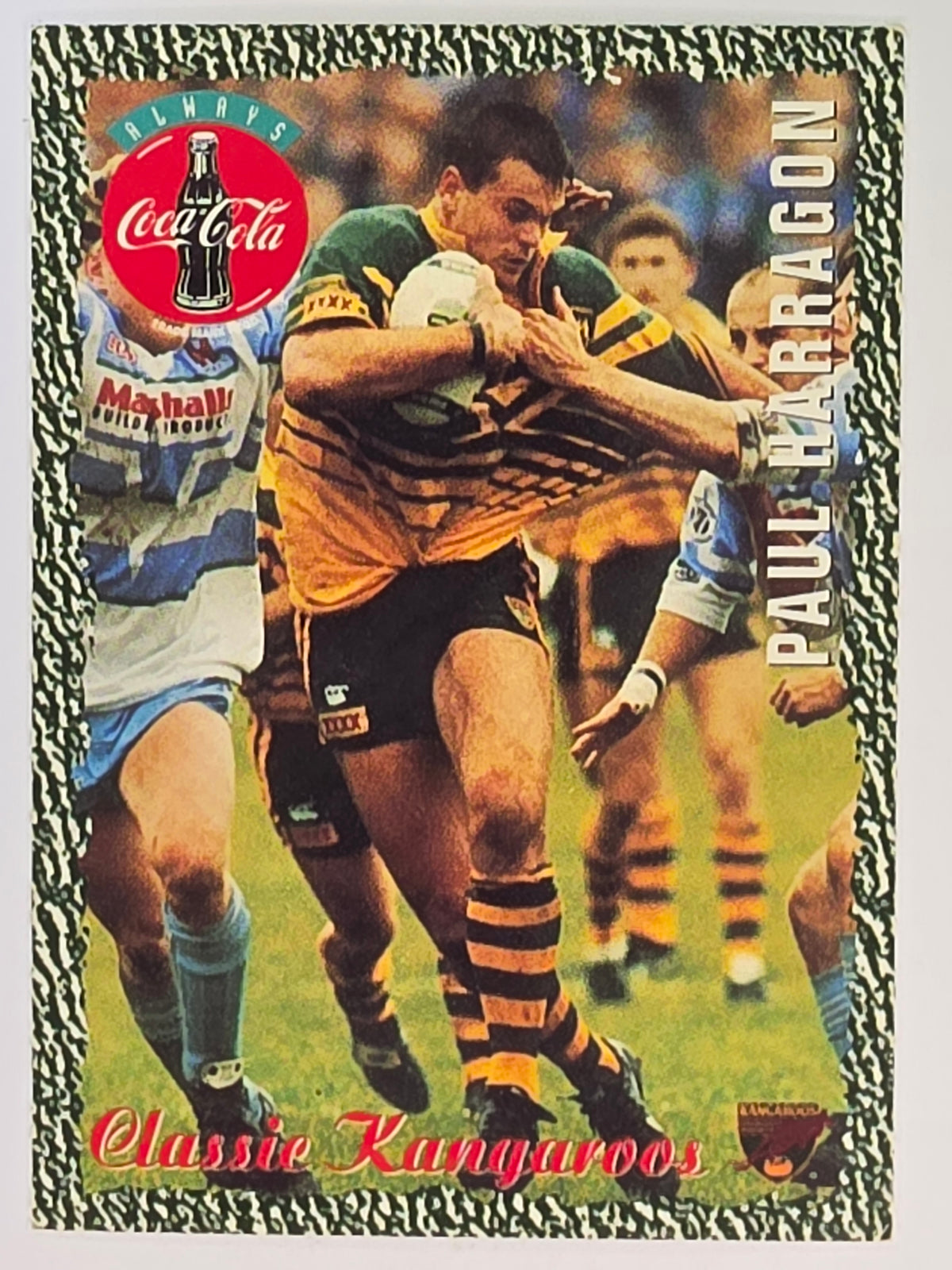 1995 Dynamic Coca Cola Classic Kangaroos #14 Paul Harragon Australian Kangaroos