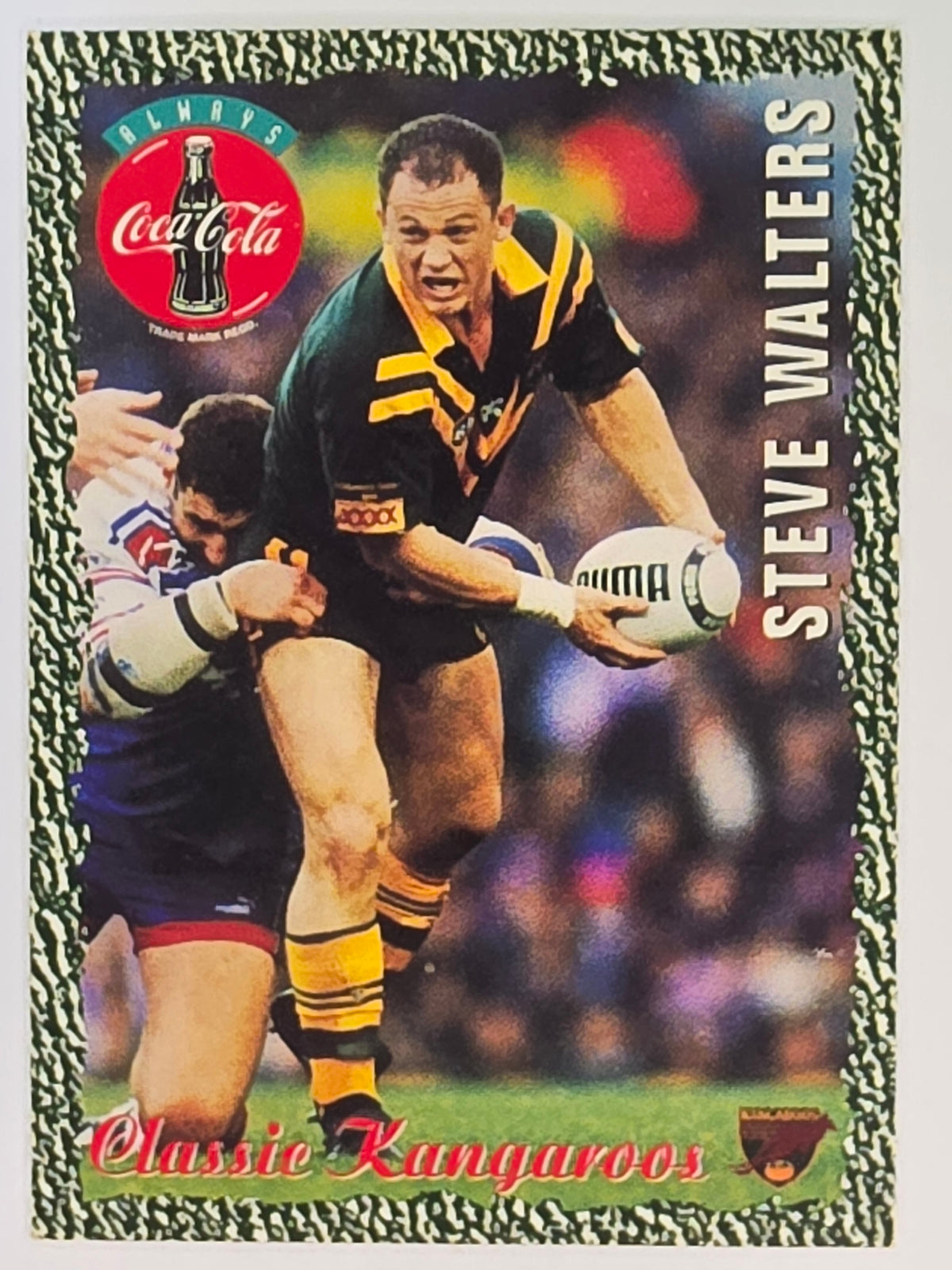 1995 Dynamic Coca Cola Classic Kangaroos #17 Steve Walters Australian Kangaroos