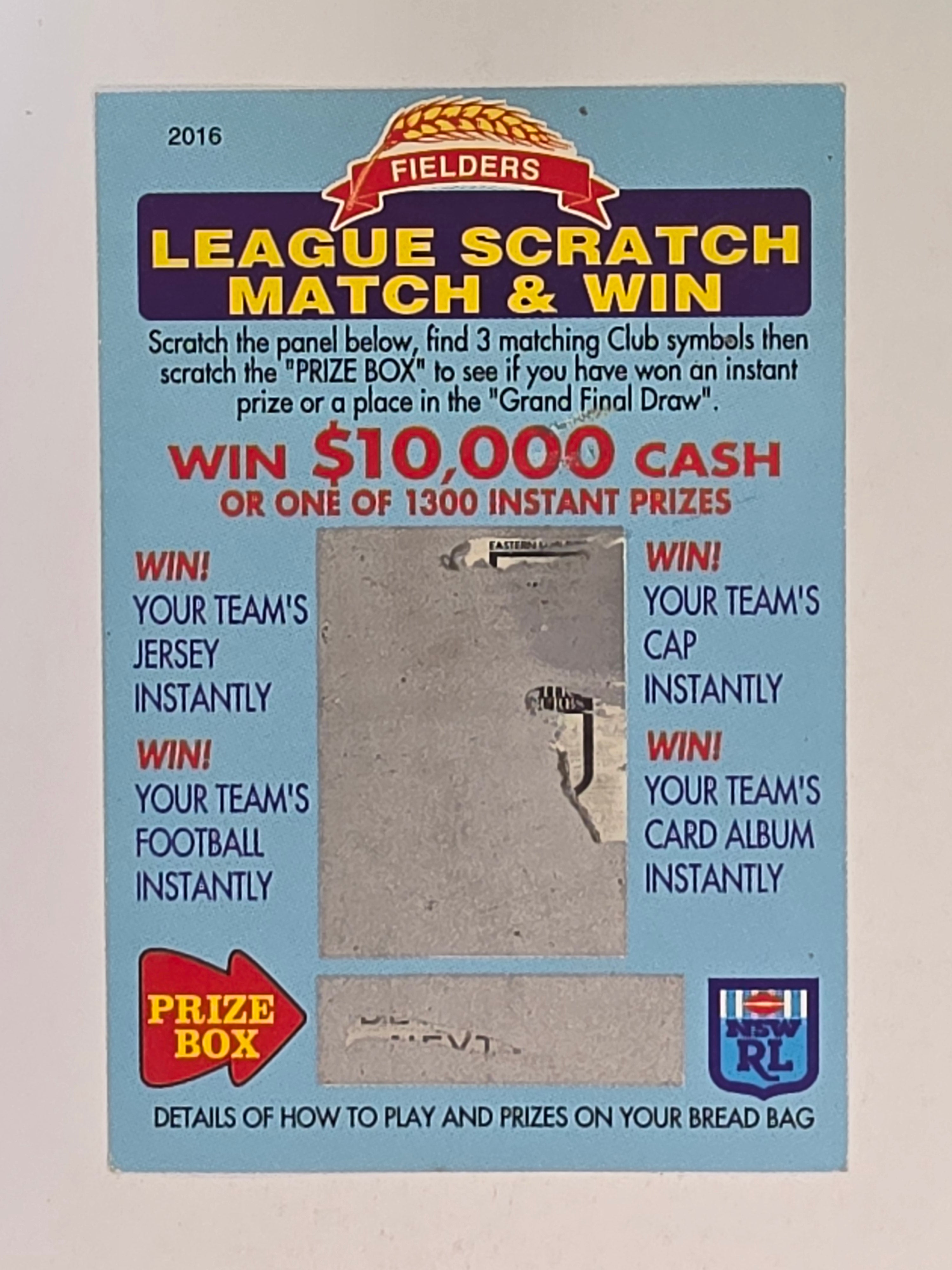 NRL 1993 Fielders | Robbie McCormack | Newcastle Knights (Scratched)