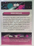 WWE 2026 Topps Chrome Cosmic | Nucleus Refractor Parallel | #161 | Wren Sinclair
