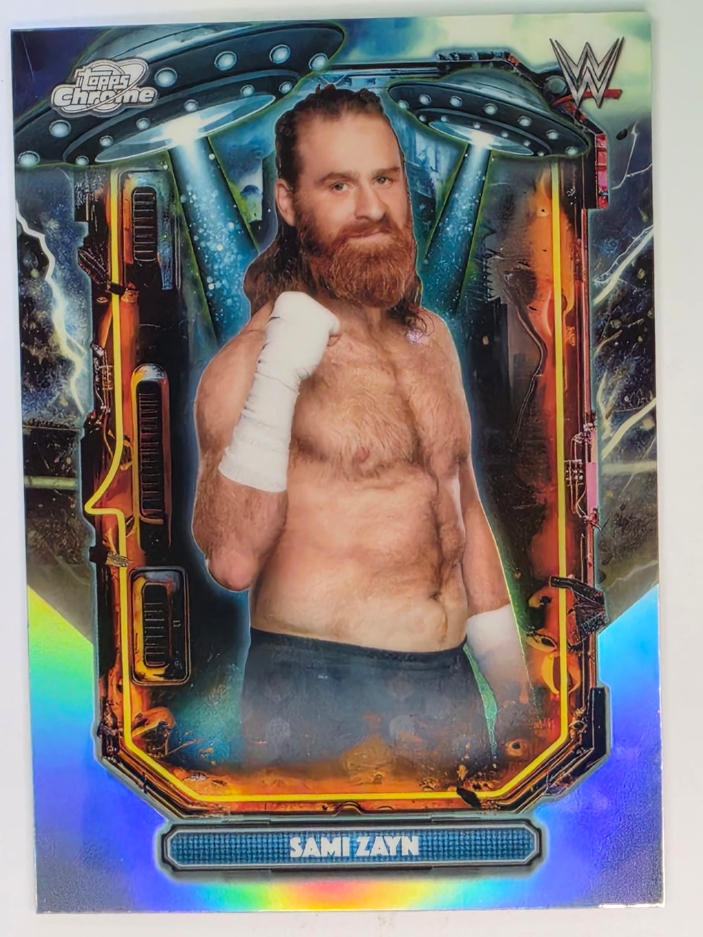 WWE 2026 Topps Chrome Cosmic | Extraterrestrial Talent | ET-10 | Sami Zayn