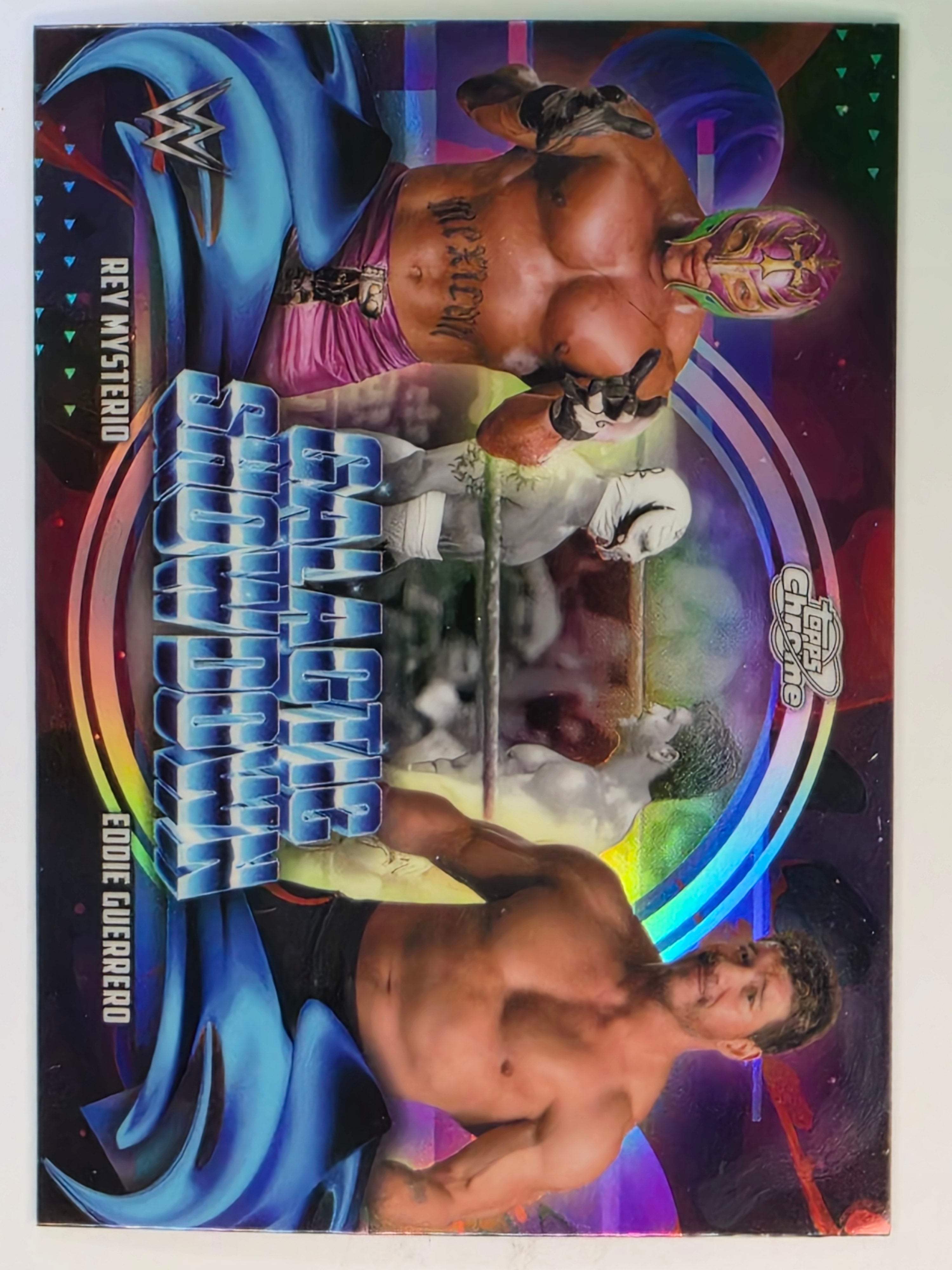 WWE 2026 Topps Chrome Cosmic | Galactic Showdown | GS-8 | Rey Mysterio/Eddie Guerrero
