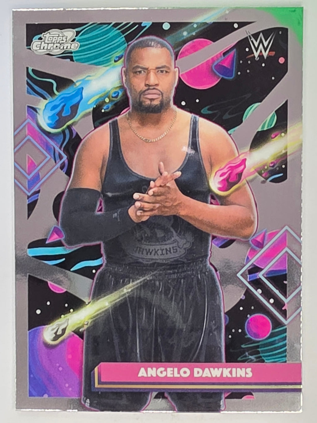 WWE 2026 Topps Chrome Cosmic | Base | #179 | Angelo Dawkins