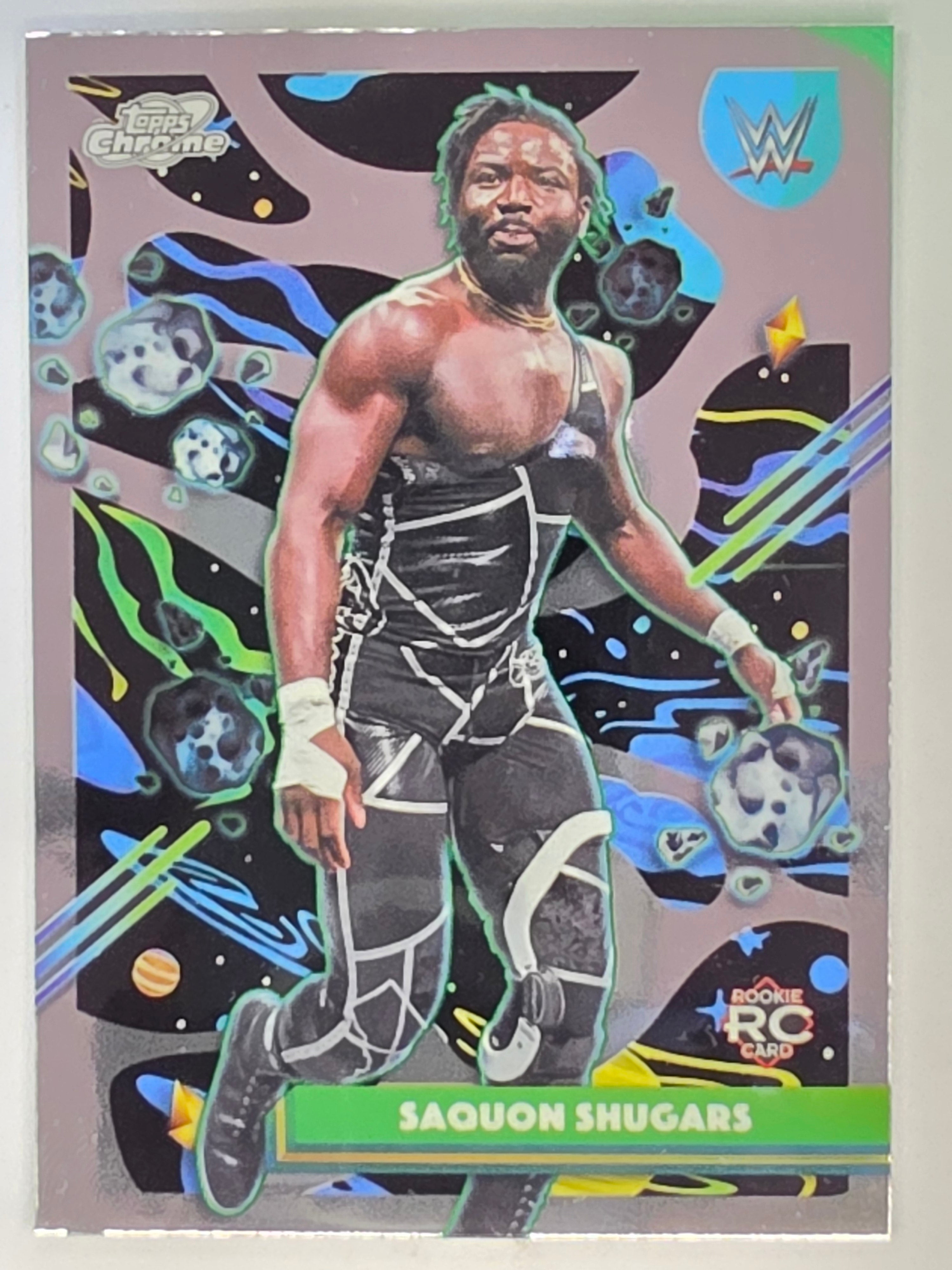 WWE 2026 Topps Chrome Cosmic | Base | #197 | Saquon Shugars