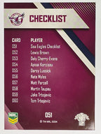 NRL 2017 Traders | Base Card #051 | Sea Eagles Checklist | Manly Warringah Sea Eagles