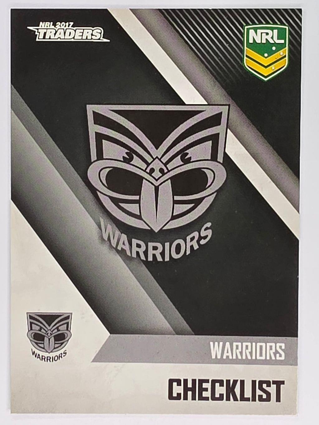 NRL 2017 Traders | Base Card #141 | Warriors Checklist | New Zealand Warriors