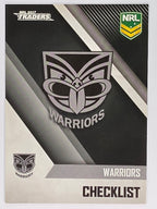 NRL 2017 Traders | Base Card #141 | Warriors Checklist | New Zealand Warriors