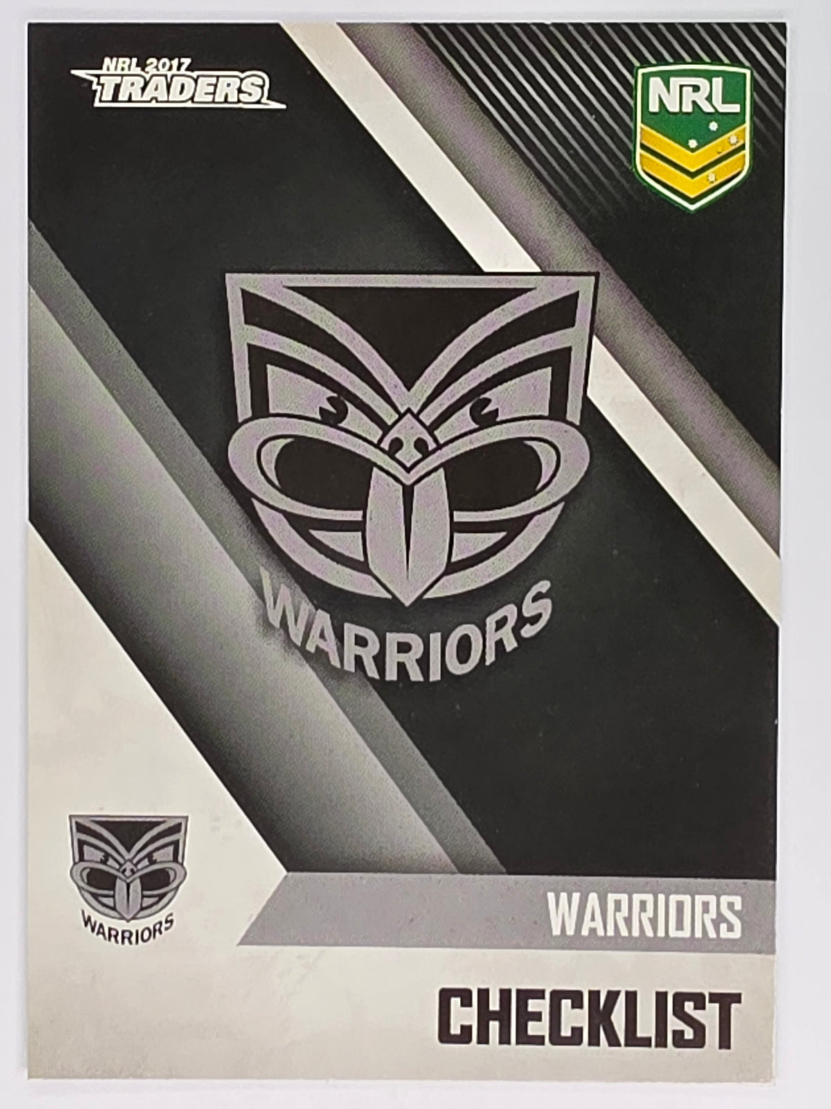 NRL 2017 Traders | Base Card #141 | Warriors Checklist | New Zealand Warriors