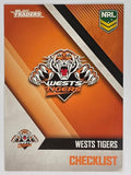 NRL 2017 Traders | Base Card #151 | Wests Tigers Checklist | Wests Tigers