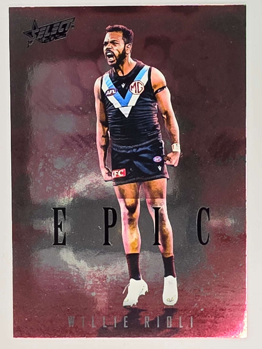 AFL Footy Stars 2025 | Epic Red | #ER64 | W. Rioli | Port Adelaide