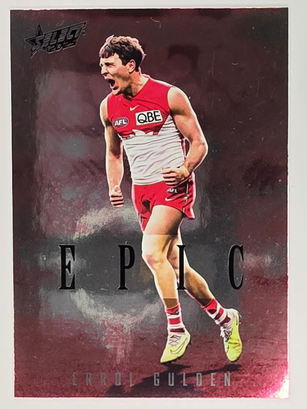 AFL Footy Stars 2025 | Epic Red | #ER77 | Errol Gulden | Sydney Swans