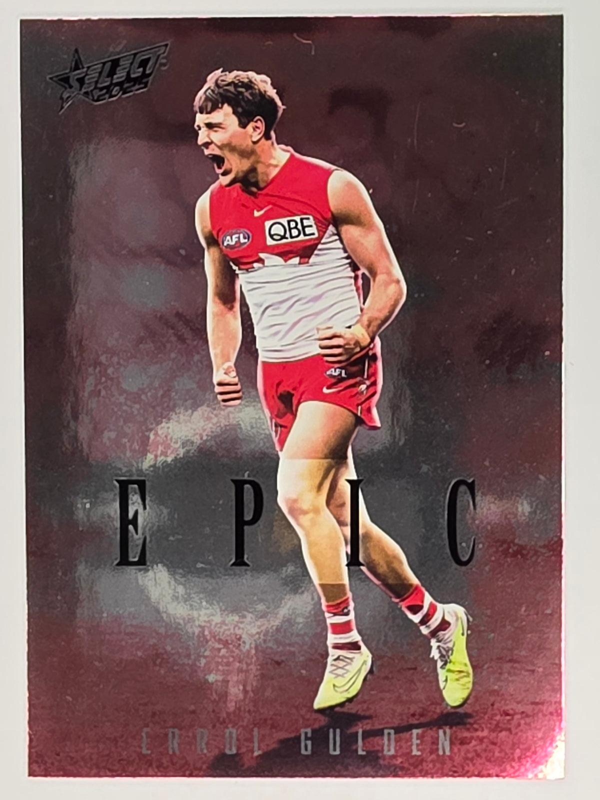 AFL Footy Stars 2025 | Epic Red | #ER77 | Errol Gulden | Sydney Swans