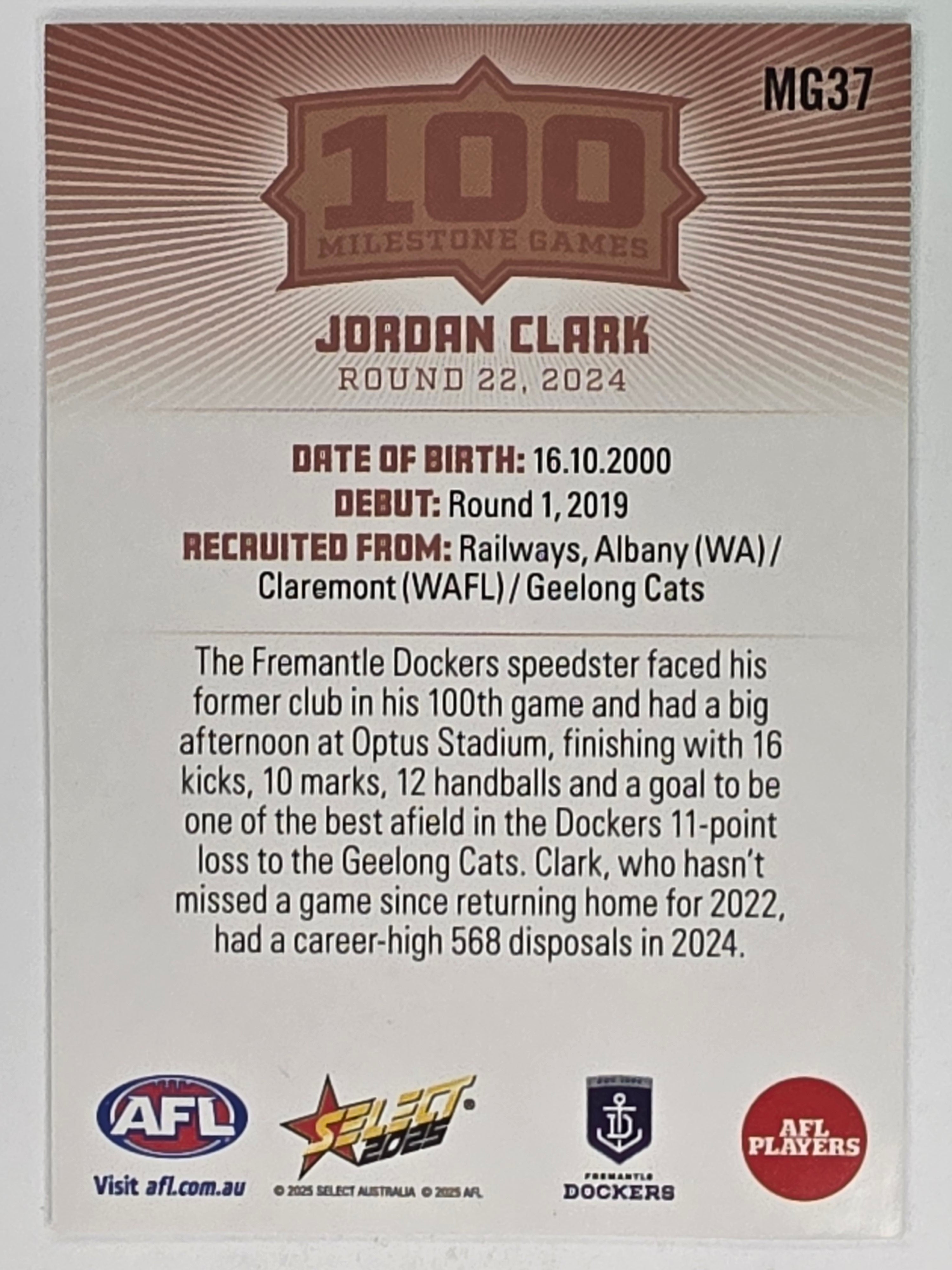 AFL Footy Stars 2025 | Milestone Games | #MG37 | J. Clark