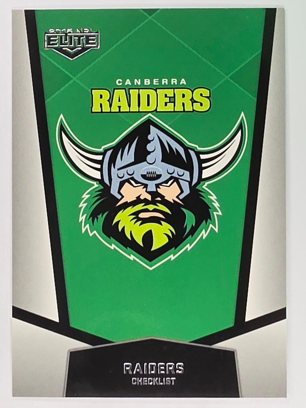 NRL 2015 Elite | Base Card #020 | Canberra Raiders Checklist