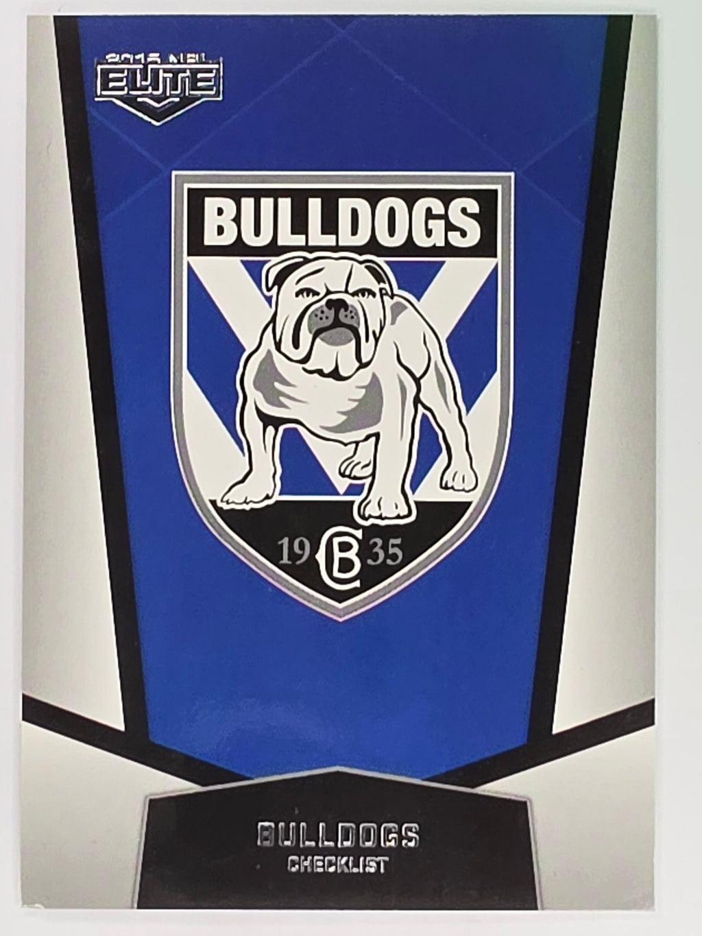 NRL 2015 Elite | Base Card #030 | Canterbury Bankstown Bulldogs Checklist