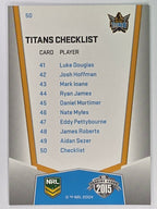 NRL 2015 Elite | Base Card #050 | Gold Coast Titans Checklist
