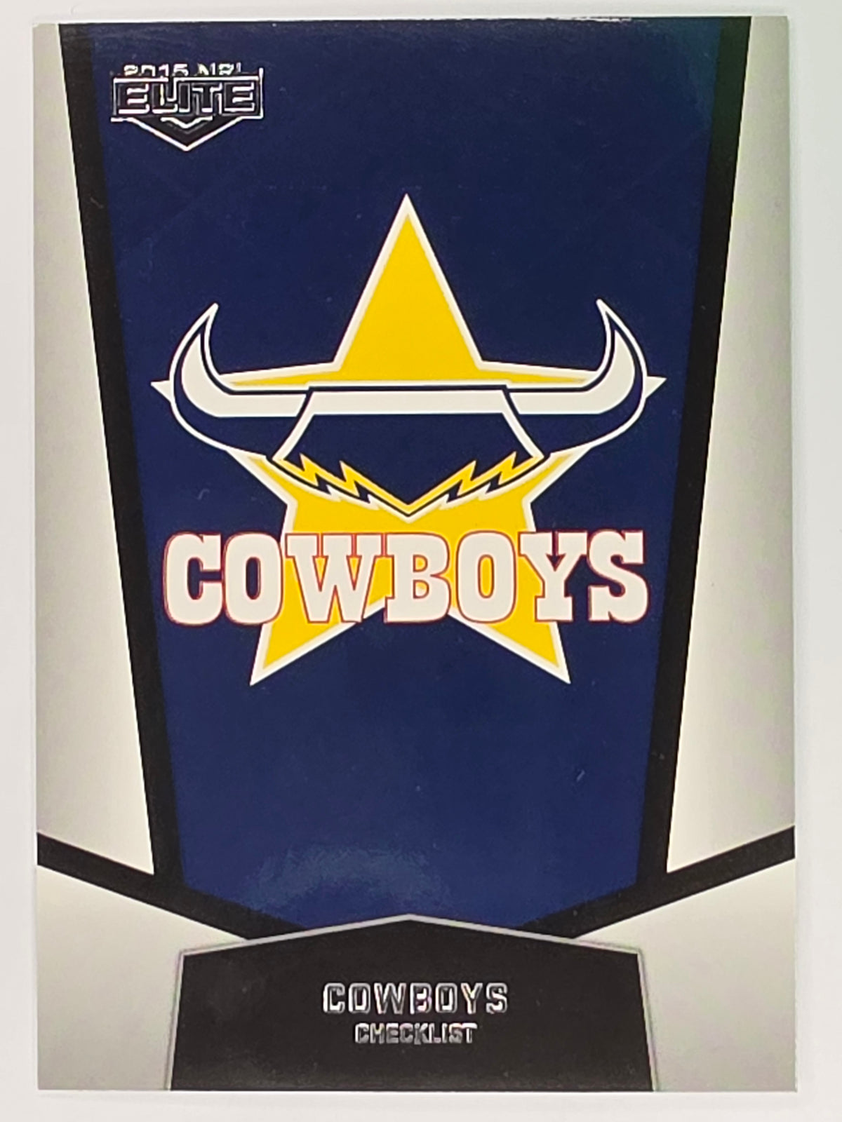 NRL 2015 Elite | Base Card #090 | North Queensland Cowboys Checklist